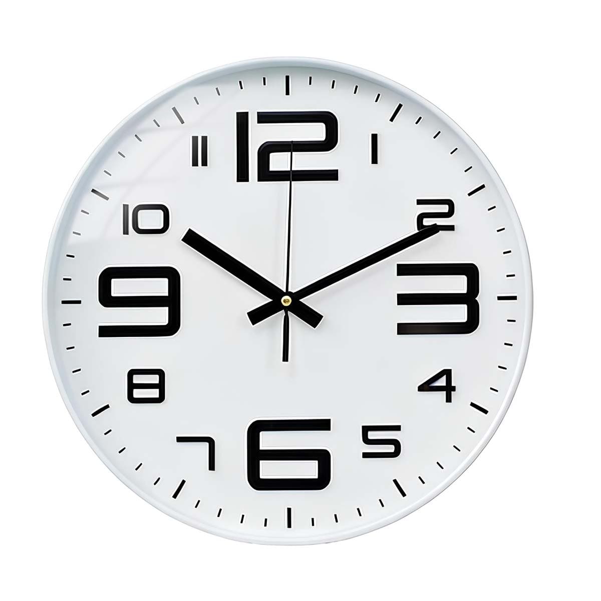 Hiljainen moderni seinäkello 31cm toimistoon tai olohuoneeseen – Avizar