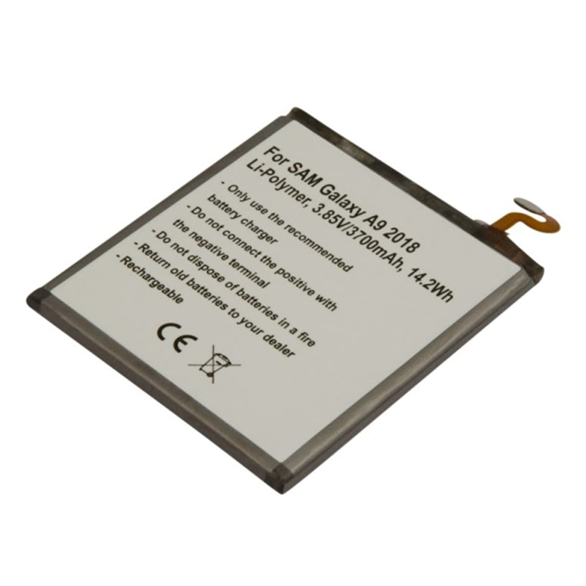 Akku Samsung Galaxy A9 / Galaxy A9s Li-Polymeeri 3.85V 3700mAh 14.2Wh – Avizar