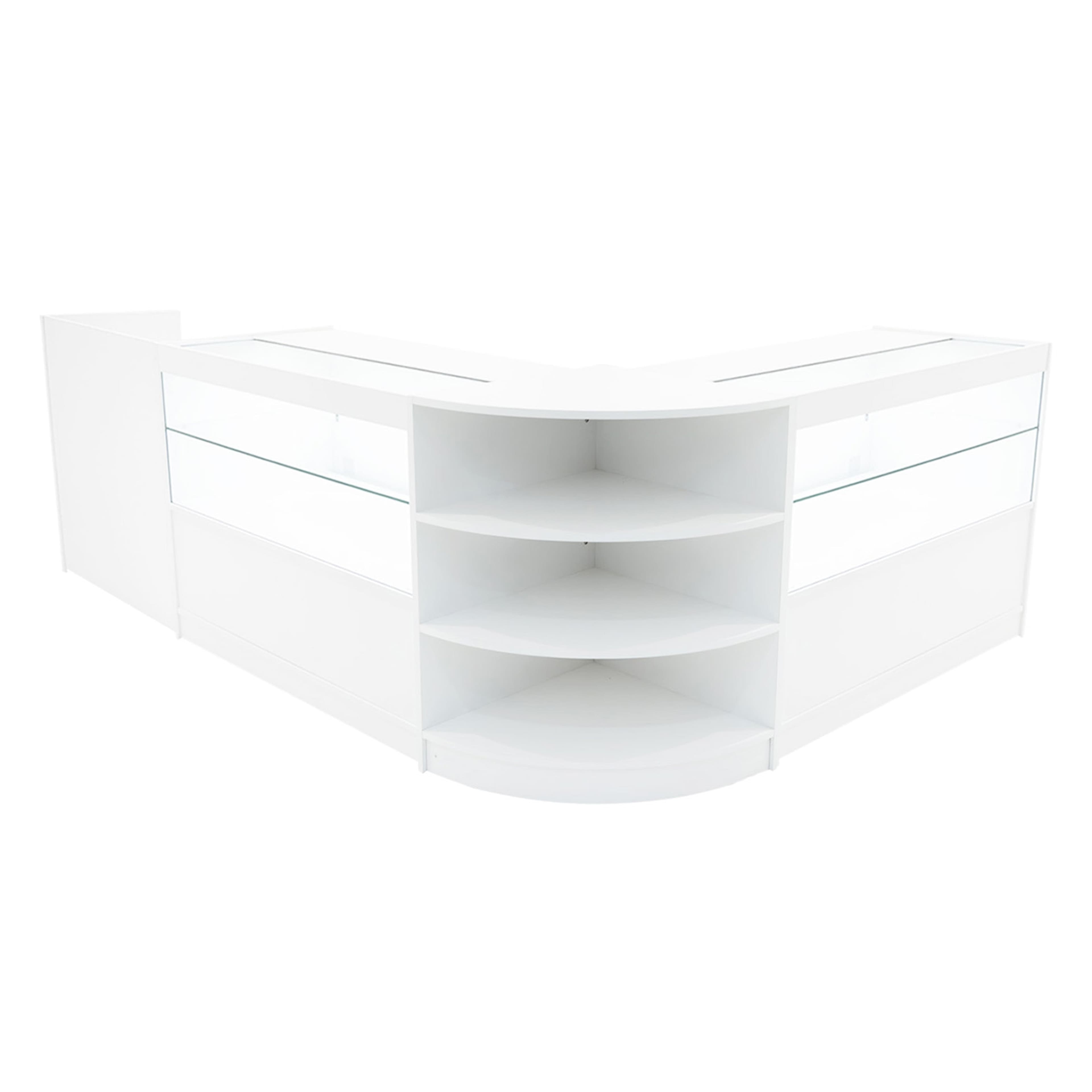 Eclipse LED-myymälätiskisarja LM60, TB60 ja 2 x C1200 - valkoinen