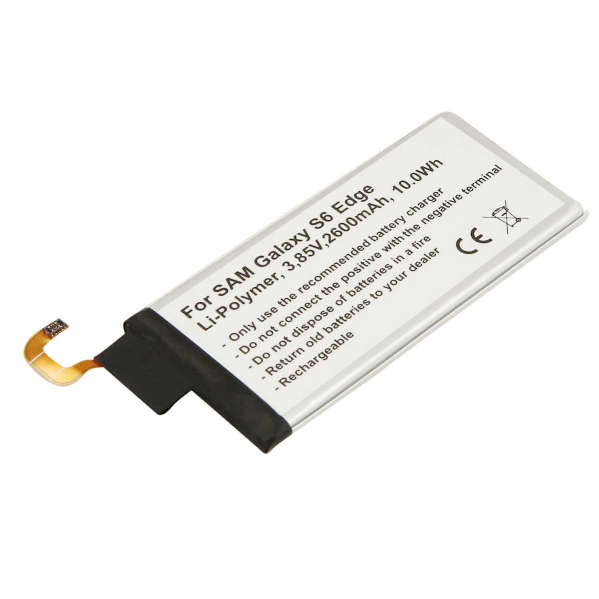 Akku Li-Polymer 2600mAh Samsung Galaxy S6 Edge 3,85V – Avizar