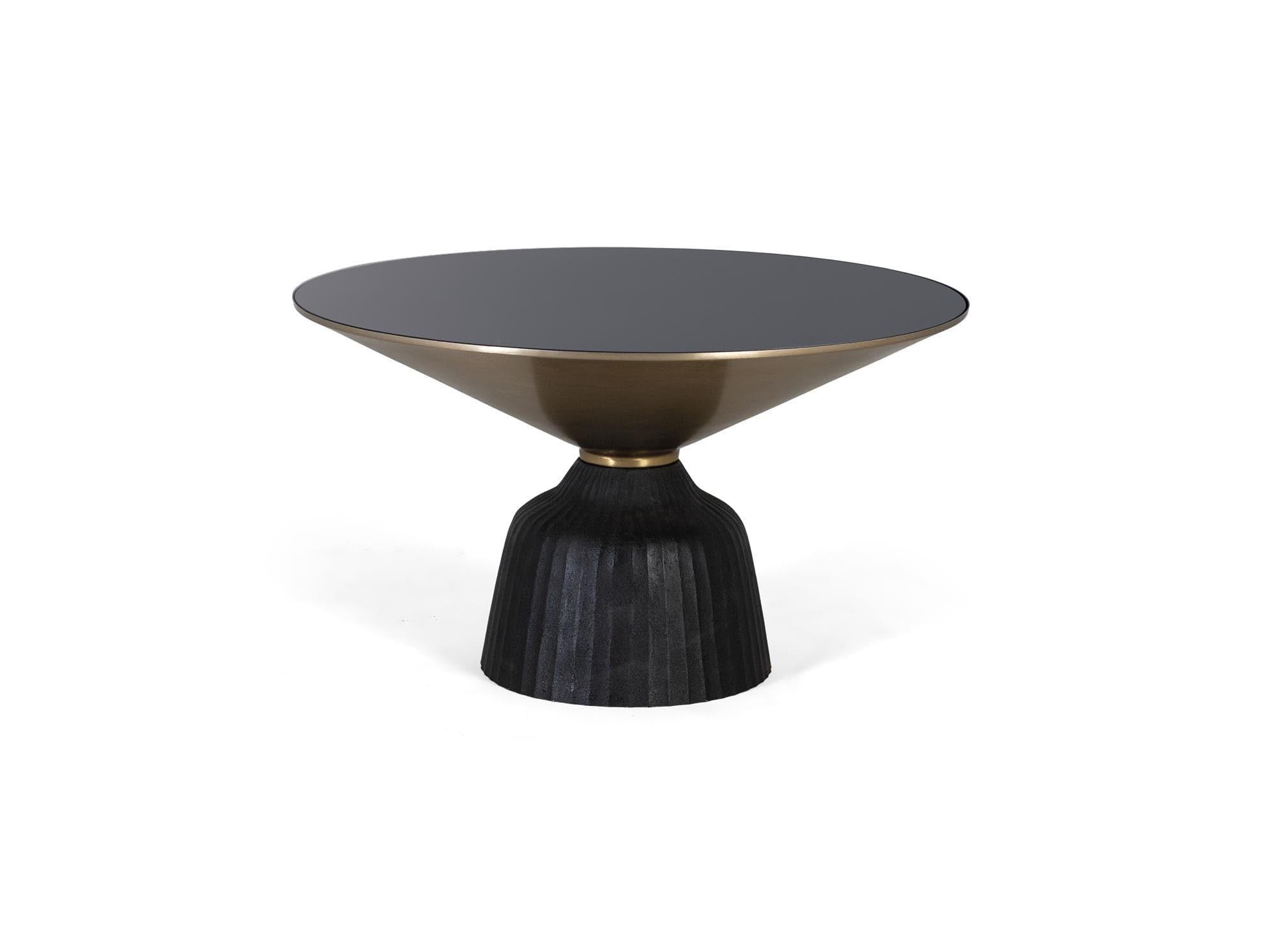 Sohvapöytä karkaistulla lasikannella ja alumiinirungolla – Giner y Colomer