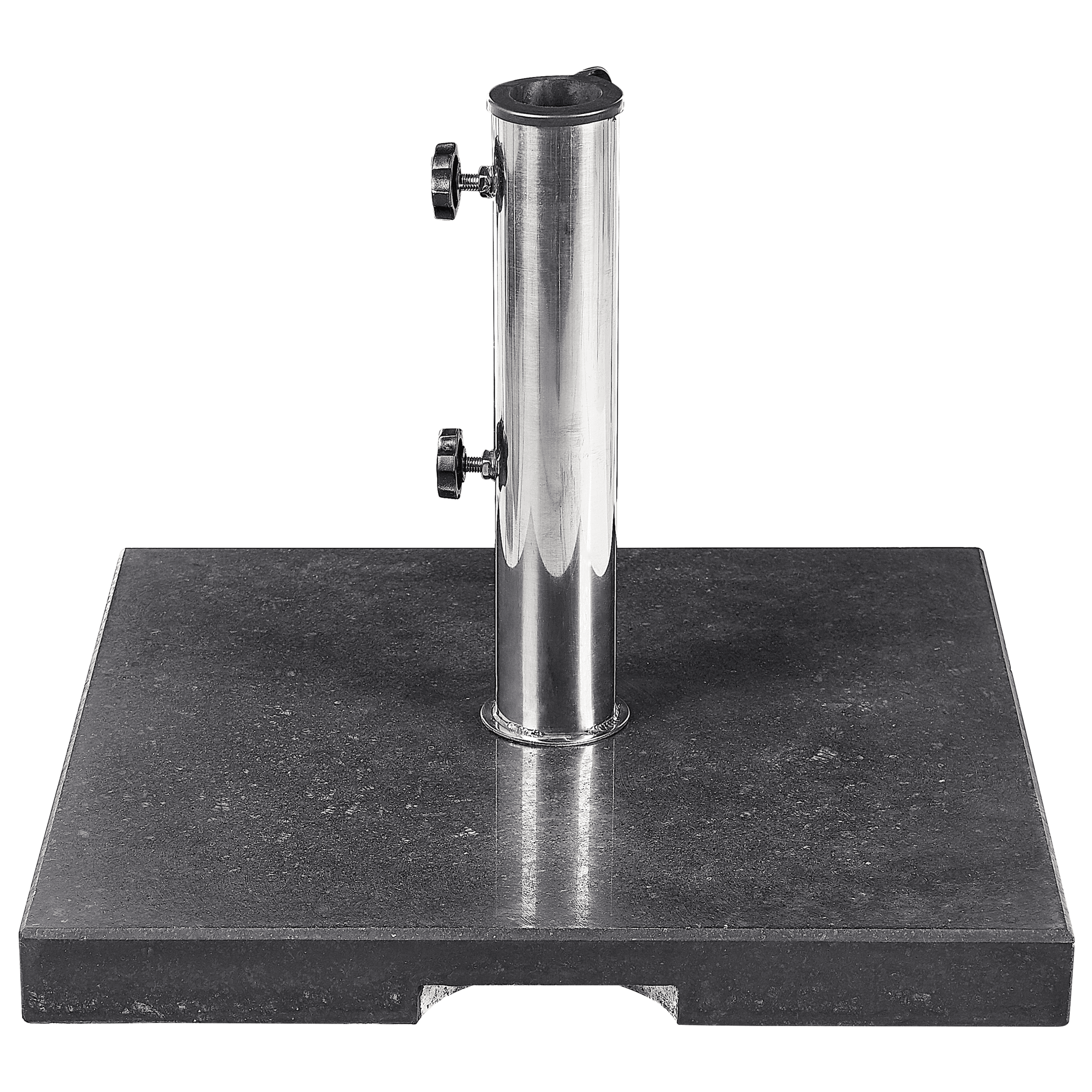 Aurinkovarjon jalka CEGGIA Musta Neliö 25 kg – Beliani