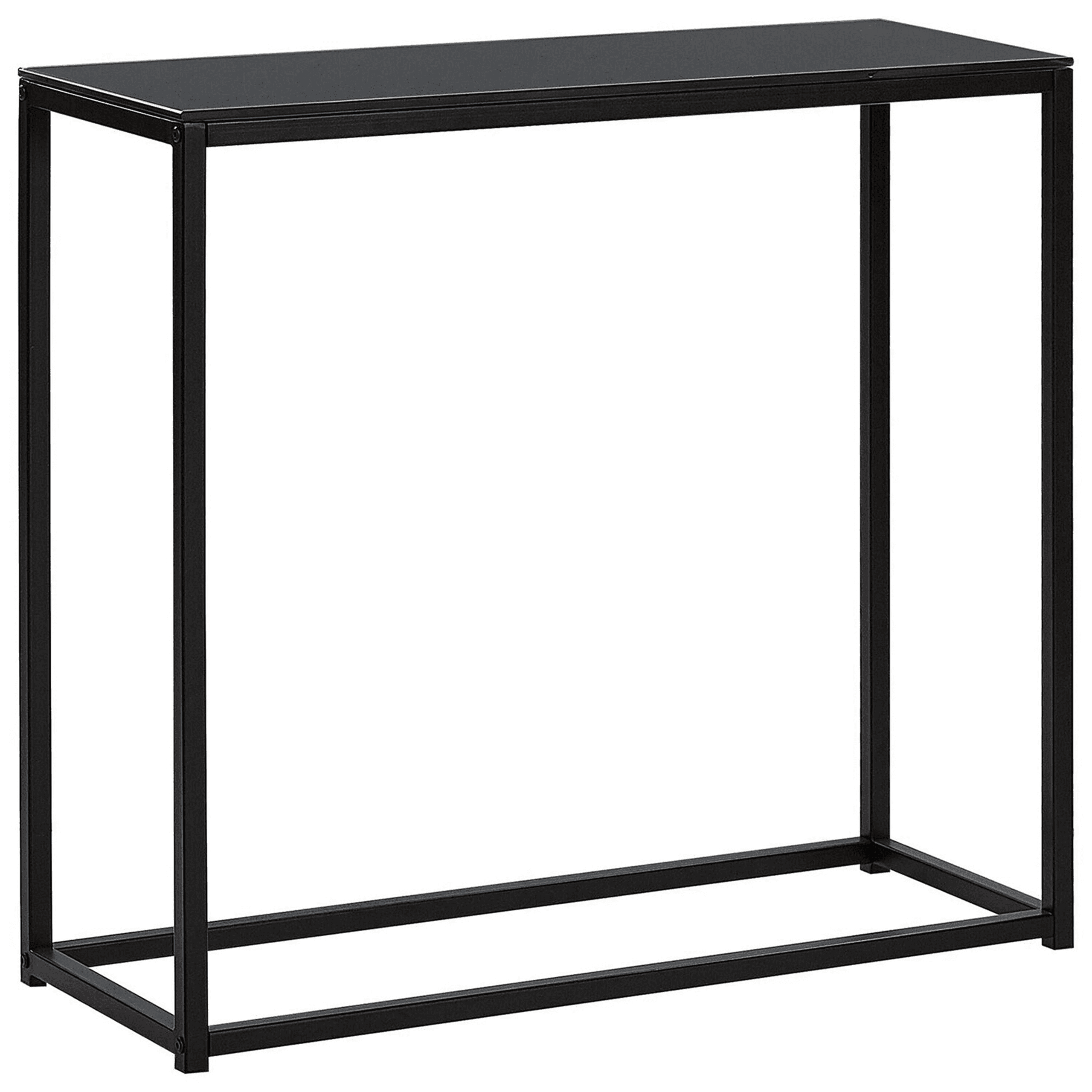 Konsolipöytä DELANO karkaistu lasi Musta