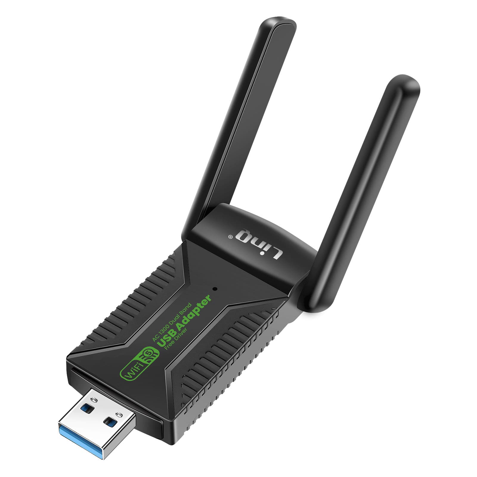 Verkkokortti USB WiFi-tikku 1300Mbps ja Bluetooth 5.4 Dual Band