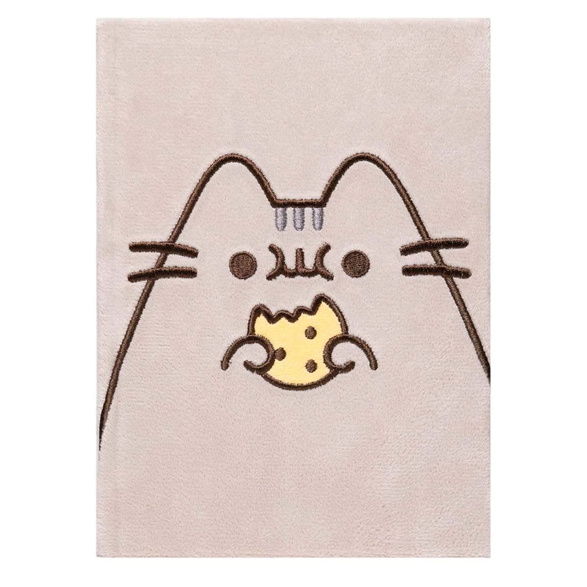 A5-muistilehtiö pehmokannella 160 sivua, Kissa-keksimuotoilu, Foodie-kokoelma – Pusheen