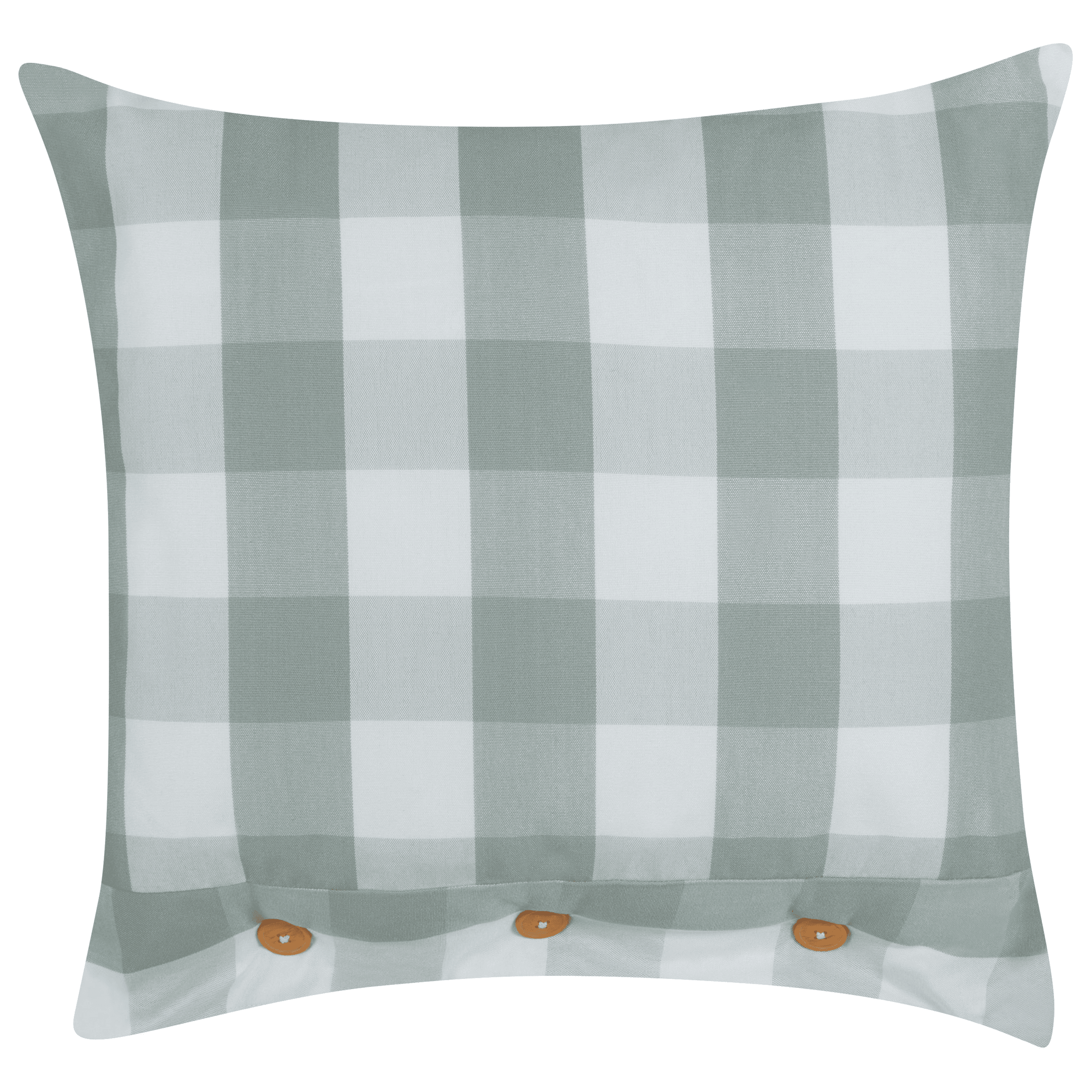 Koristetyyny TAMNINE 45 x 45 cm Mintunvihreä Ruutukuvio