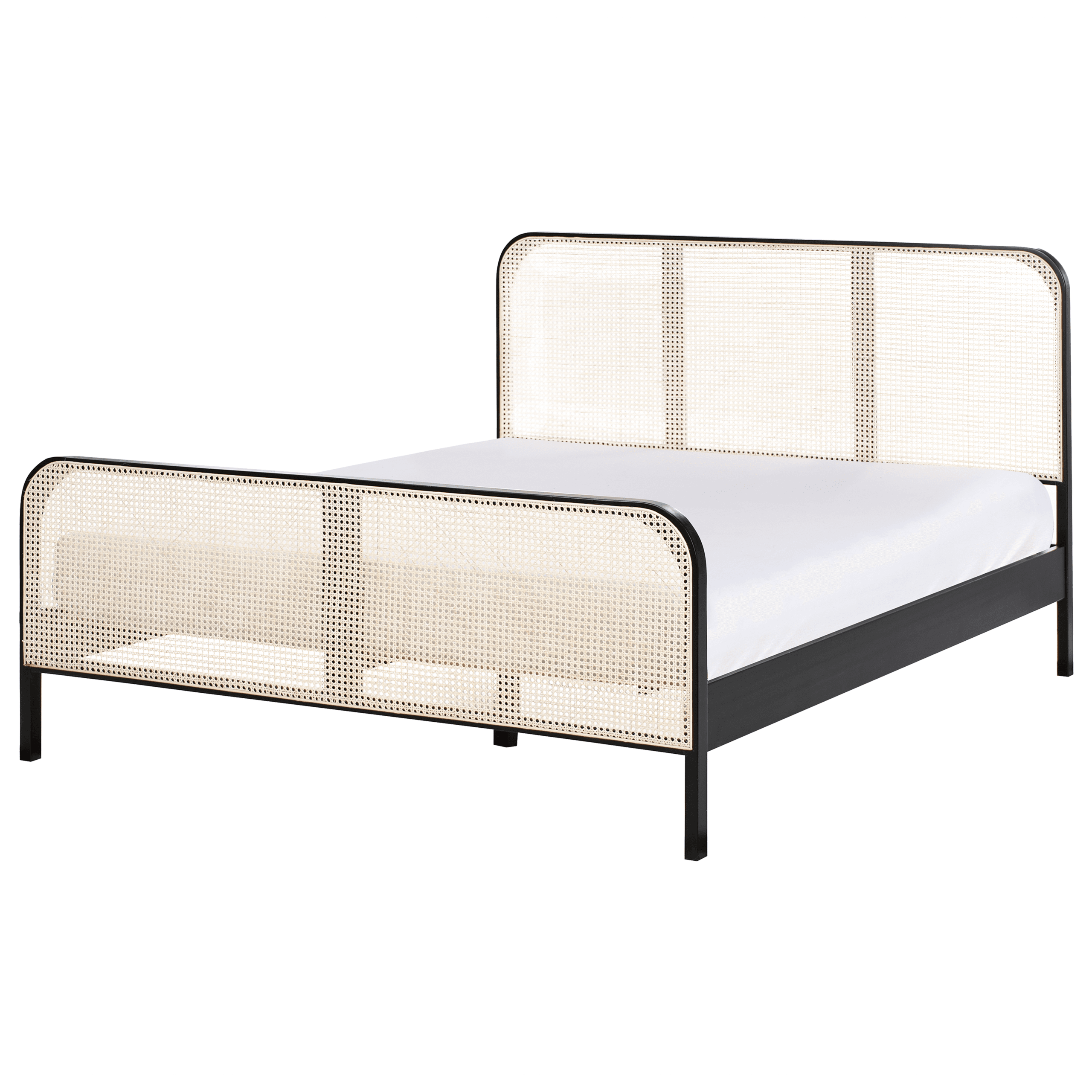 Sänky mänty GONFARON 160 x 200 cm Musta