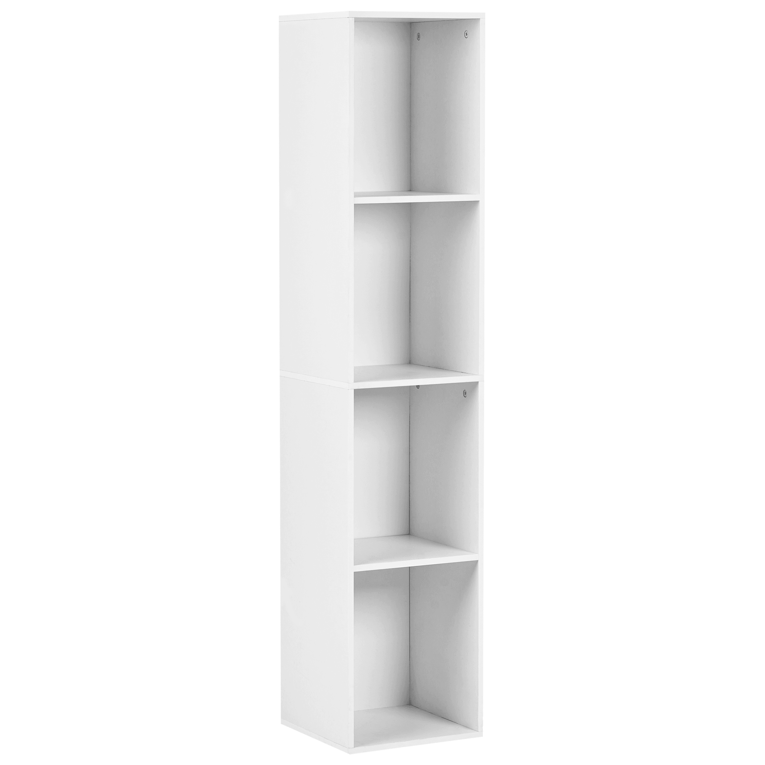 Kirjahylly 4-tasoinen WINNIPEG 143 cm Valkoinen