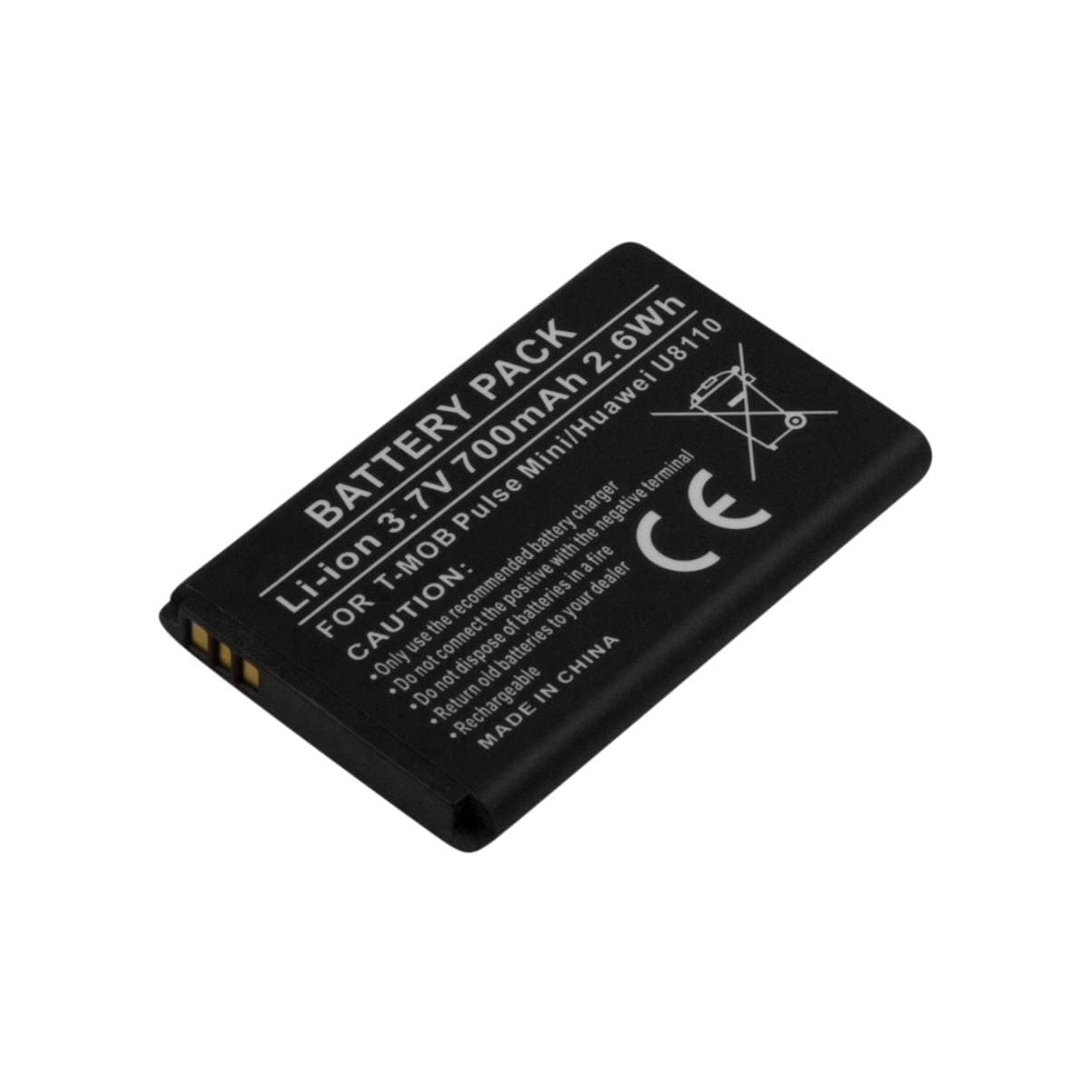 Akku Huawei U8110 T-Mob:lle, 3,7V 700mAh Li-ion – Avizar
