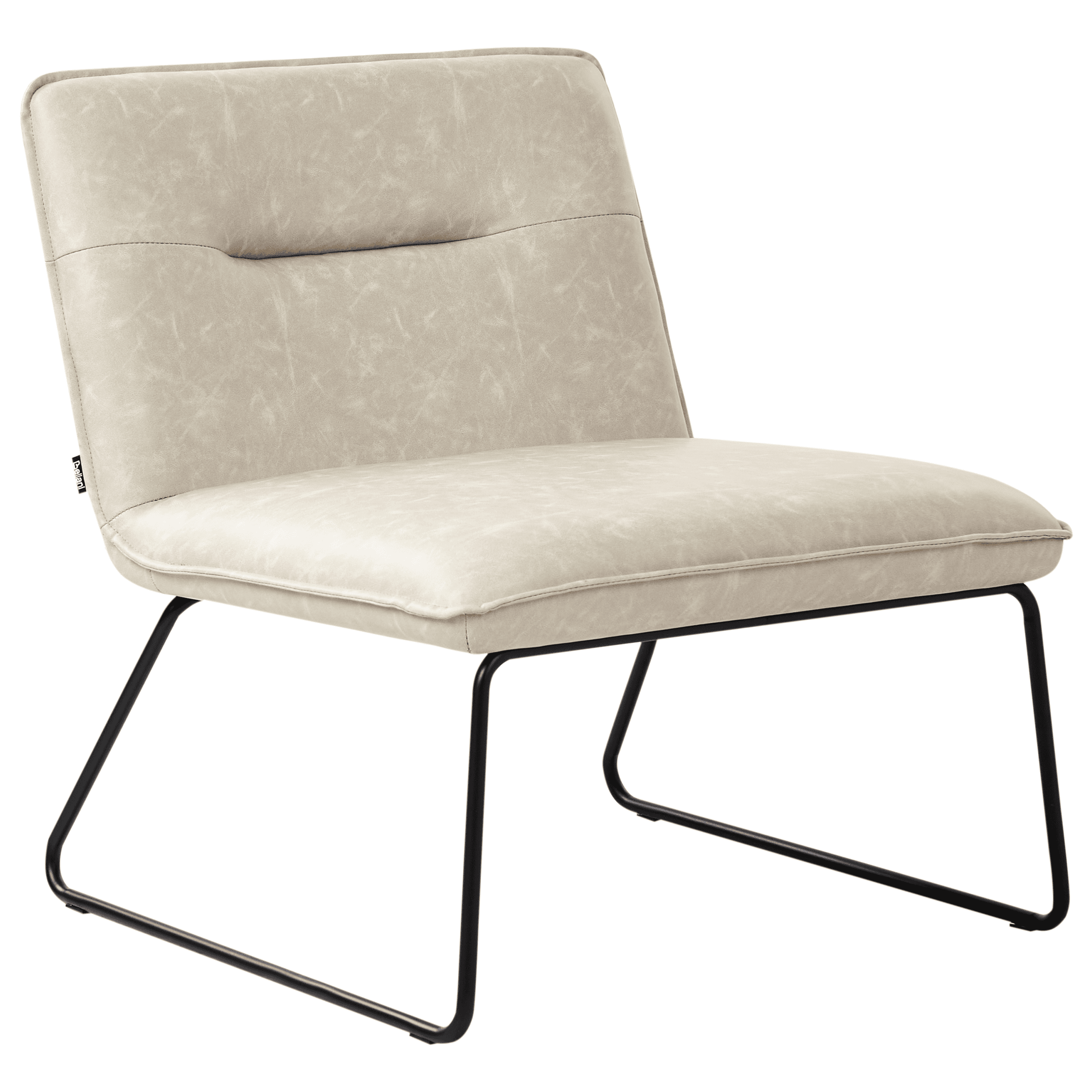 Nojatuoli COTULLA keinonahka Vaaleanbeige