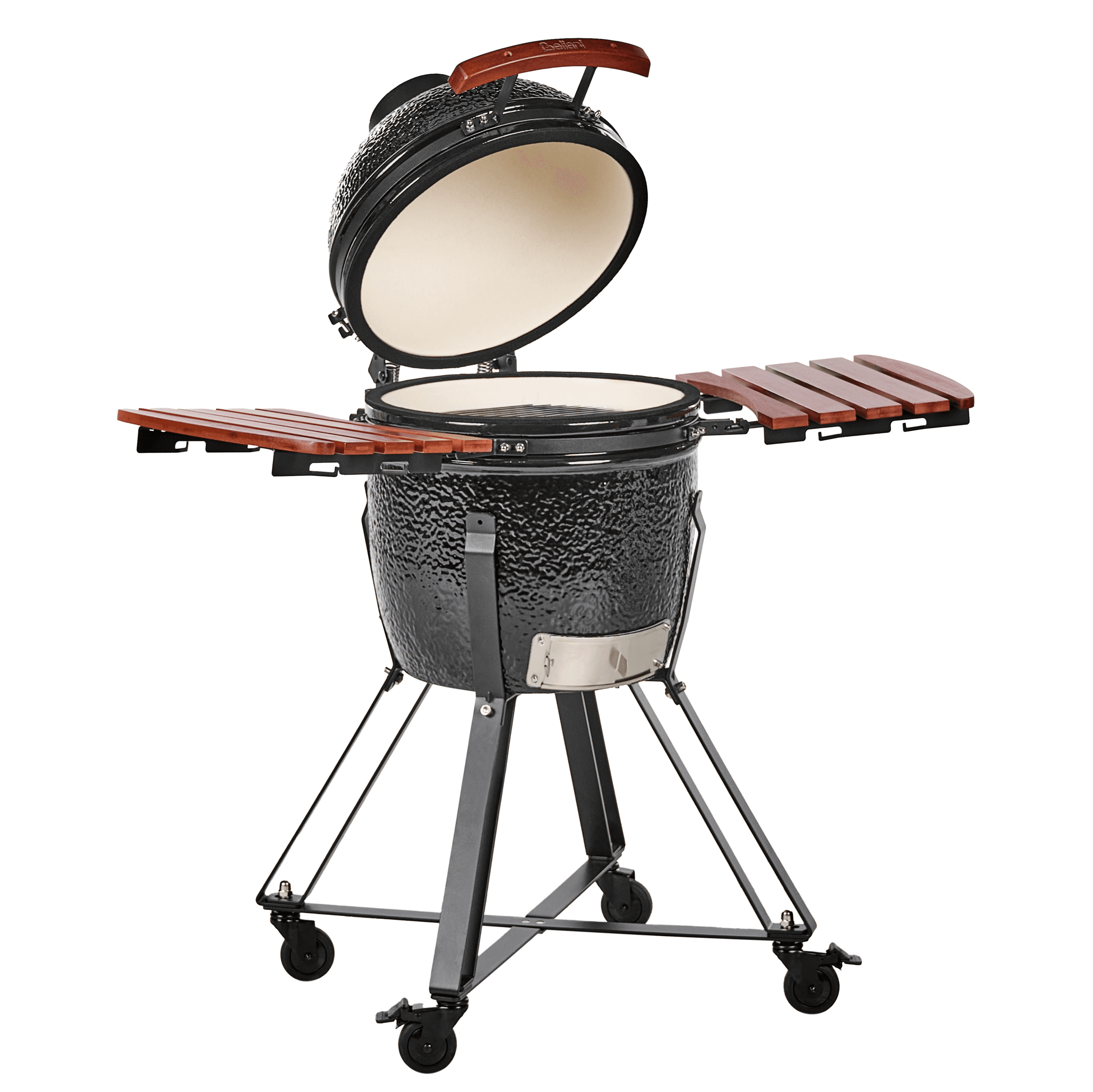 Hiiligrilli KAMADO keramiikka Musta