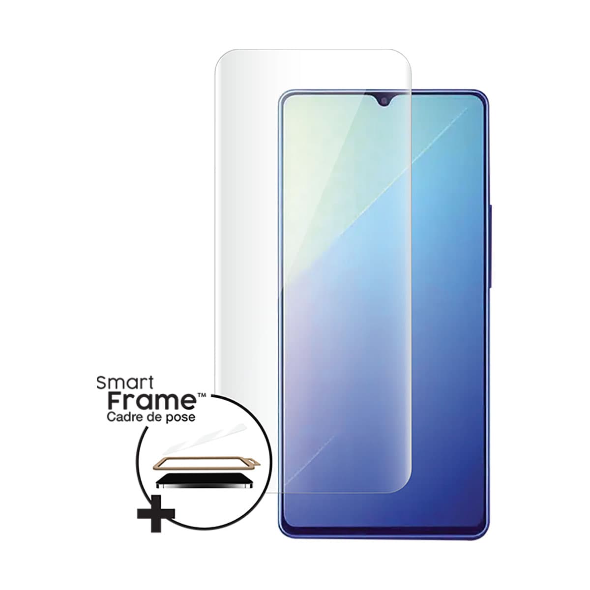 Näytönsuoja Honor 200 Lite Karkaistua Lasia Tasainen SmartFrame-kehyksellä – Bigben