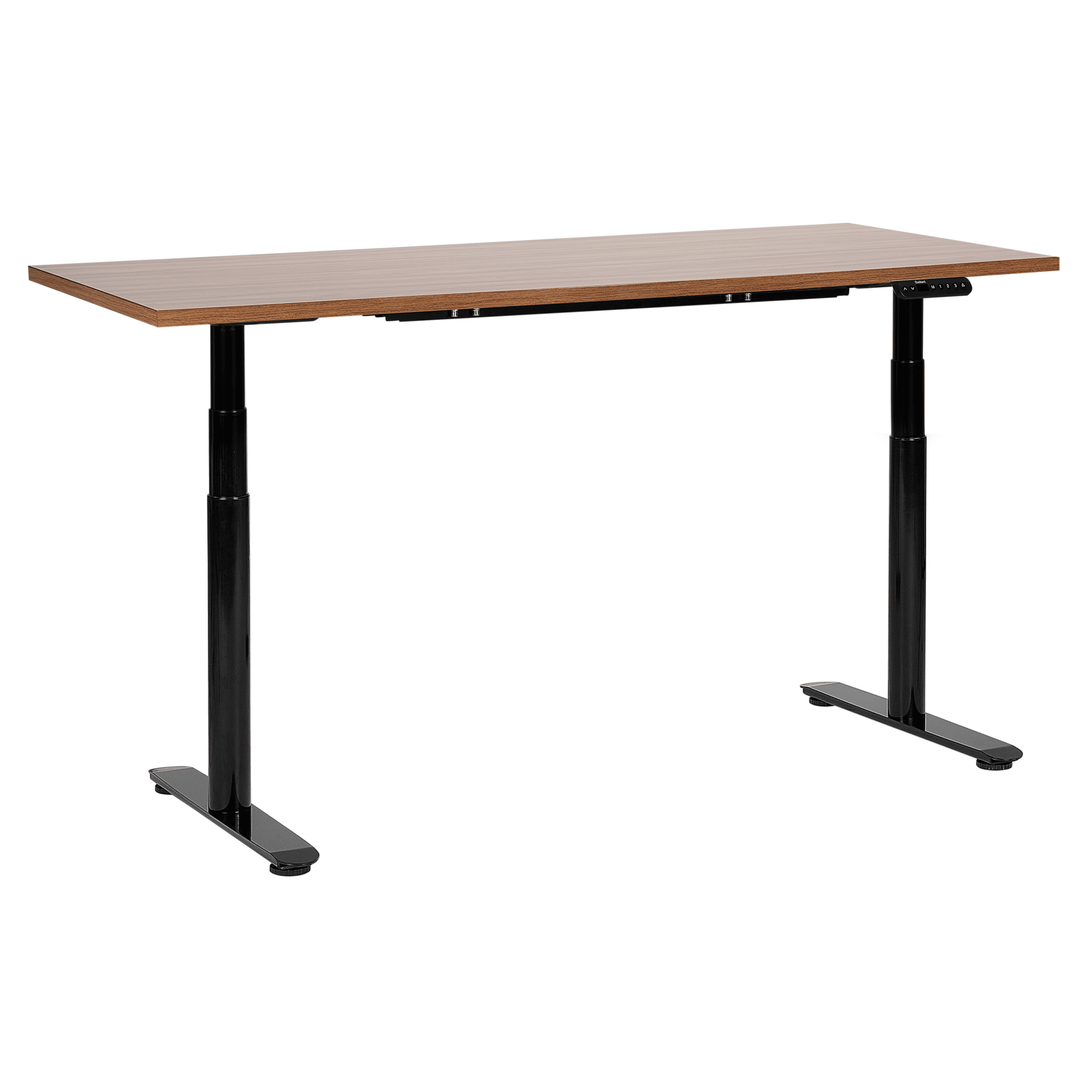 Sähkösäädettävä työpöytä DESTINAS Ruskea/musta 160 cm 72 cm