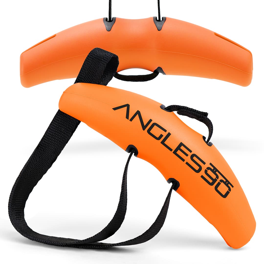 Angles90 Leuanvetokahvat – ergonomiset 90° leuanvetotangon ja kaapelilaitteiden kahvat | lat pulldown -kiinnitys – Angles90