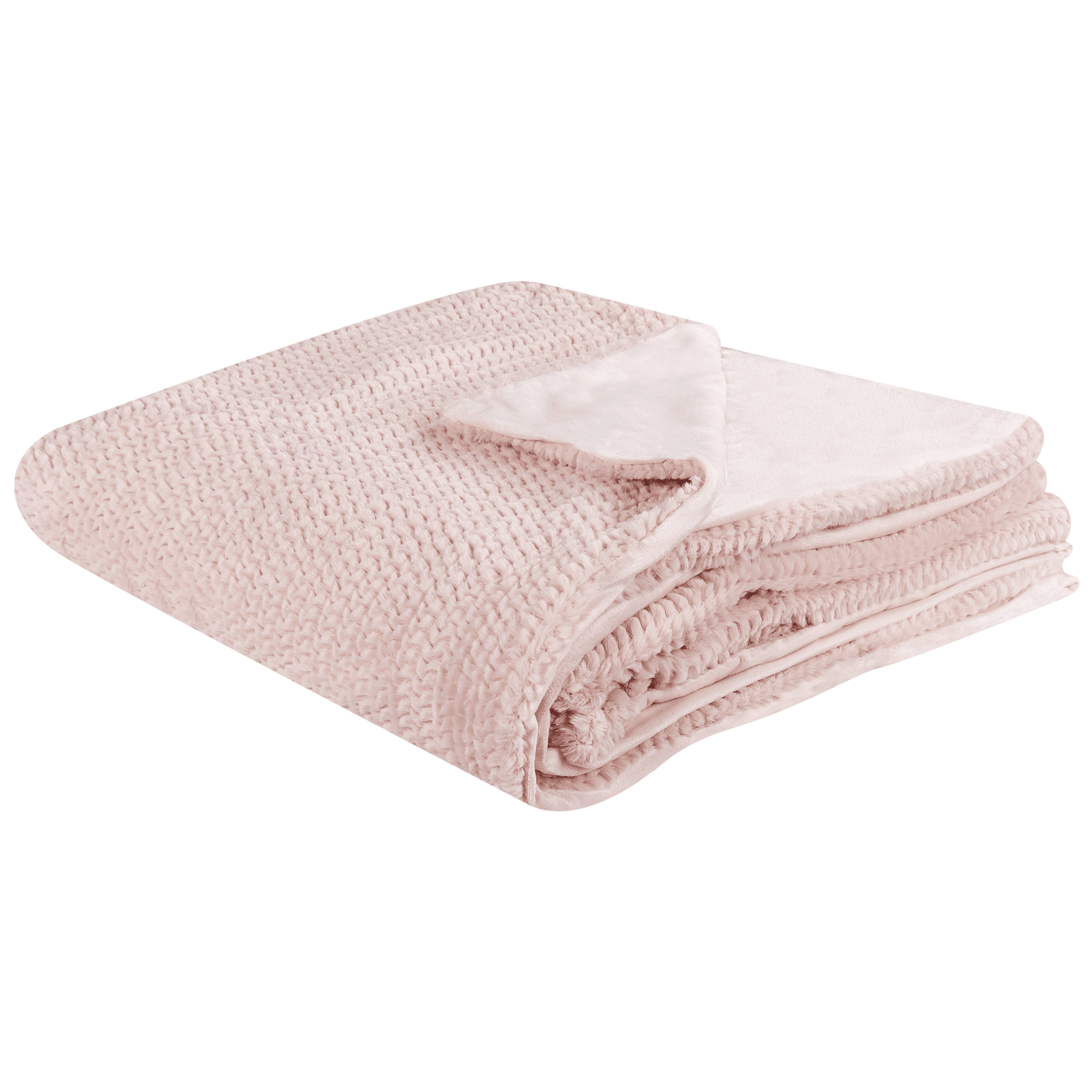 Torkkupeitto BJAS 200 x 220 cm Pastellipinkki – Beliani