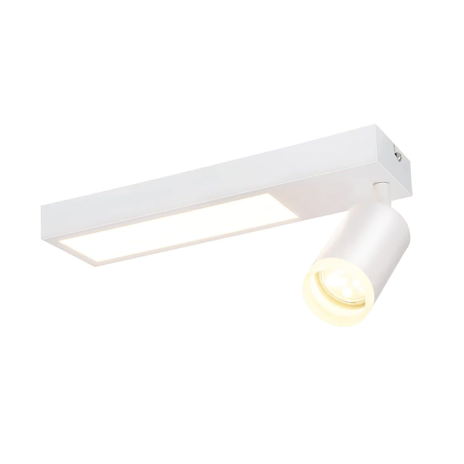 NETTLIFE Kattospottivalaisin 1 lamppu GU10 makuuhuoneeseen 3000k 20W musta keittiön lamppu lämmin valkoinen säädettävä makuuhuoneeseen keittiöön – Nettlife