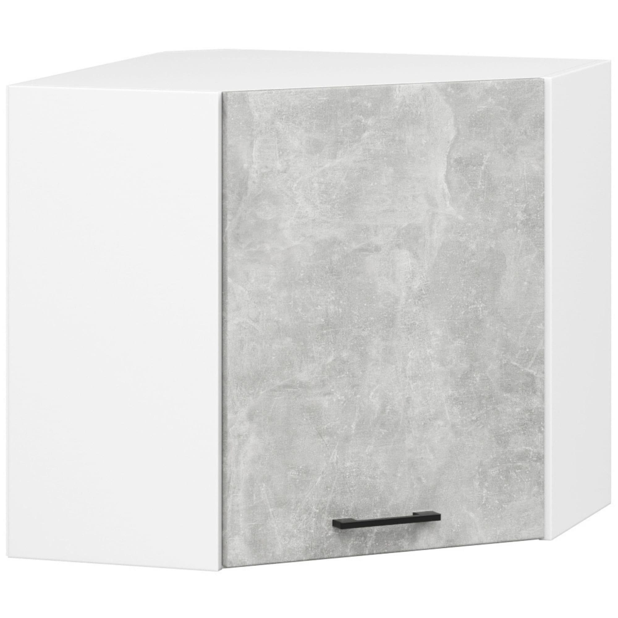 Akord Oliwia Kulmaseinäkaappi Valkoinen/Harmaa 60x30x58 – Akord