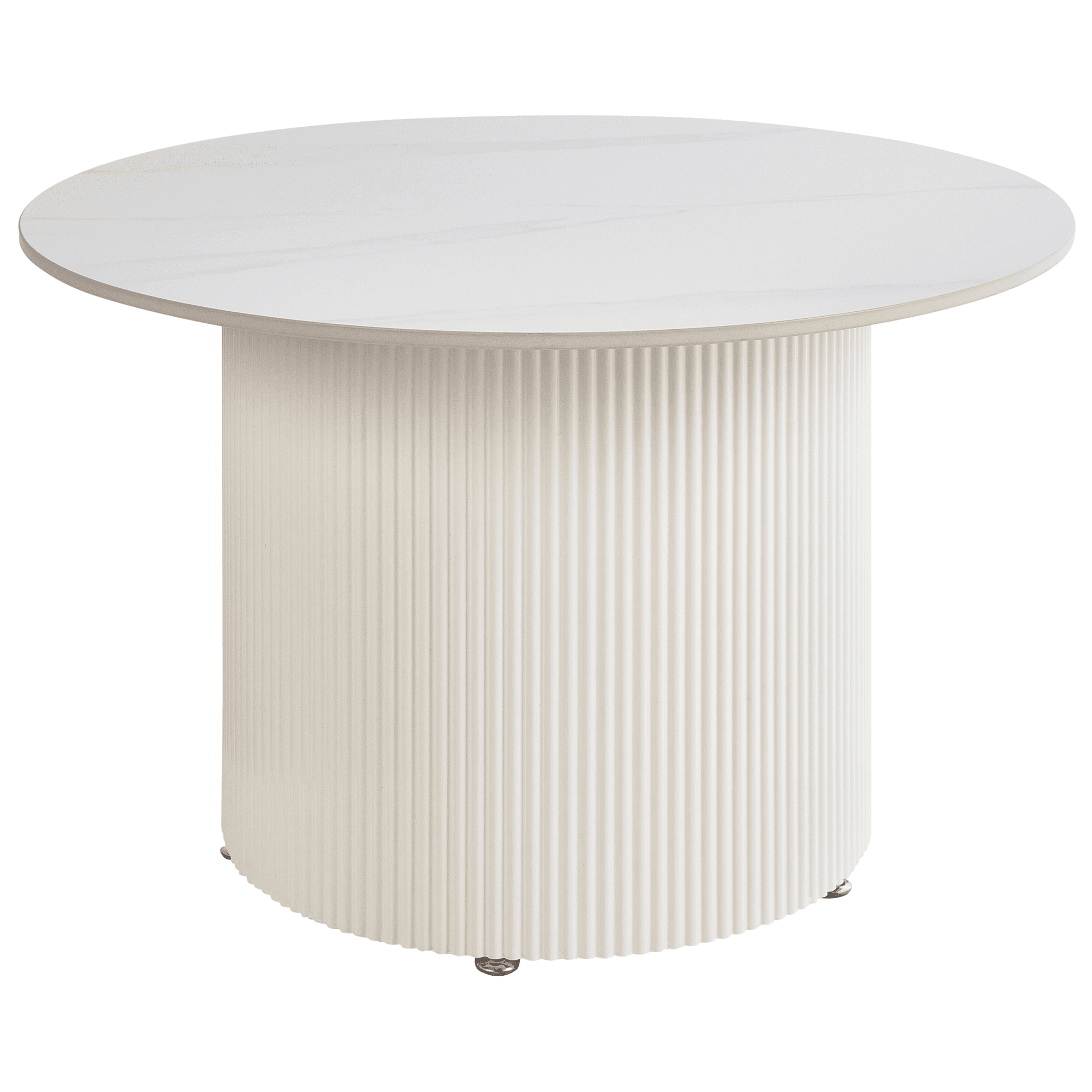 Sohvapöytä LEONA keramiikka Vaaleanbeige – Beliani