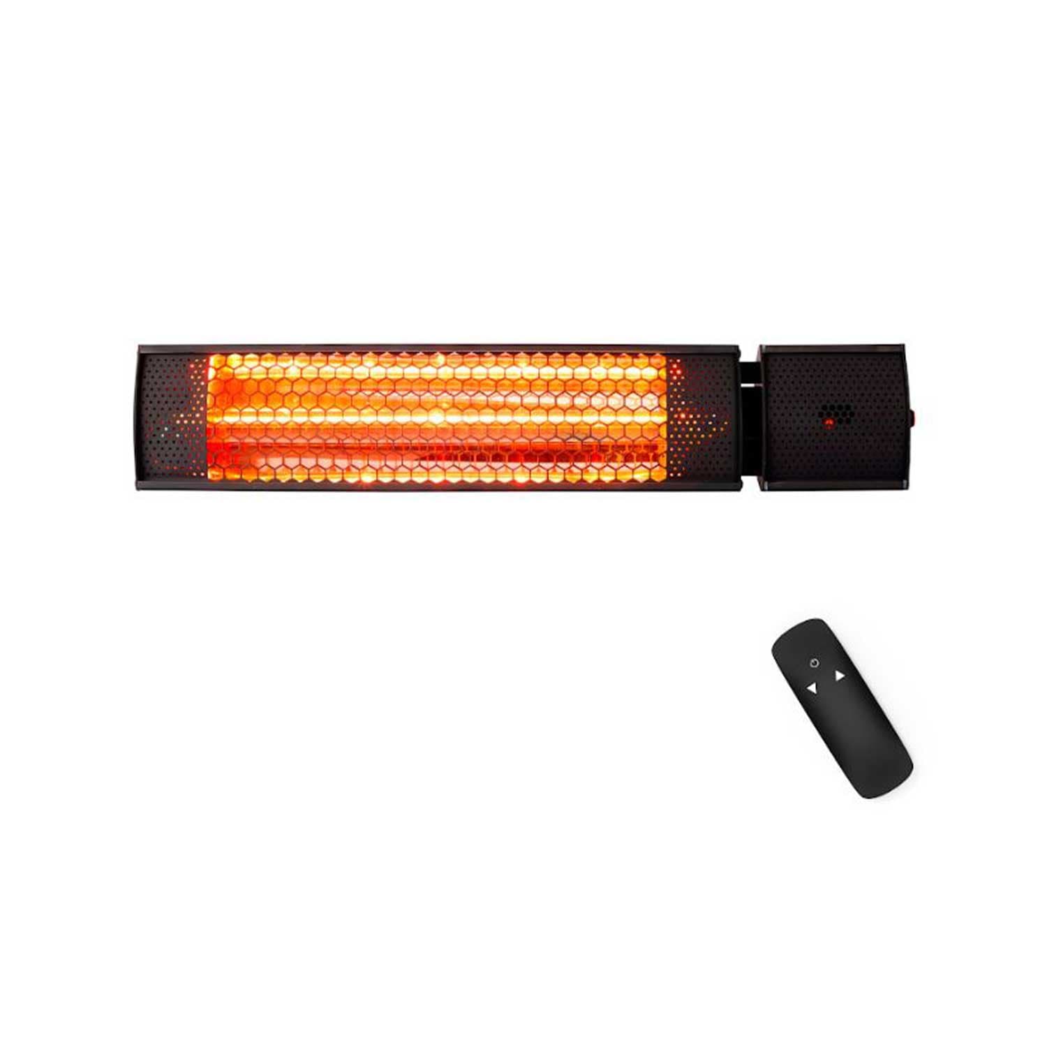 Infrapunalämmitin kaukosäätimellä, seinään kiinnitettävä