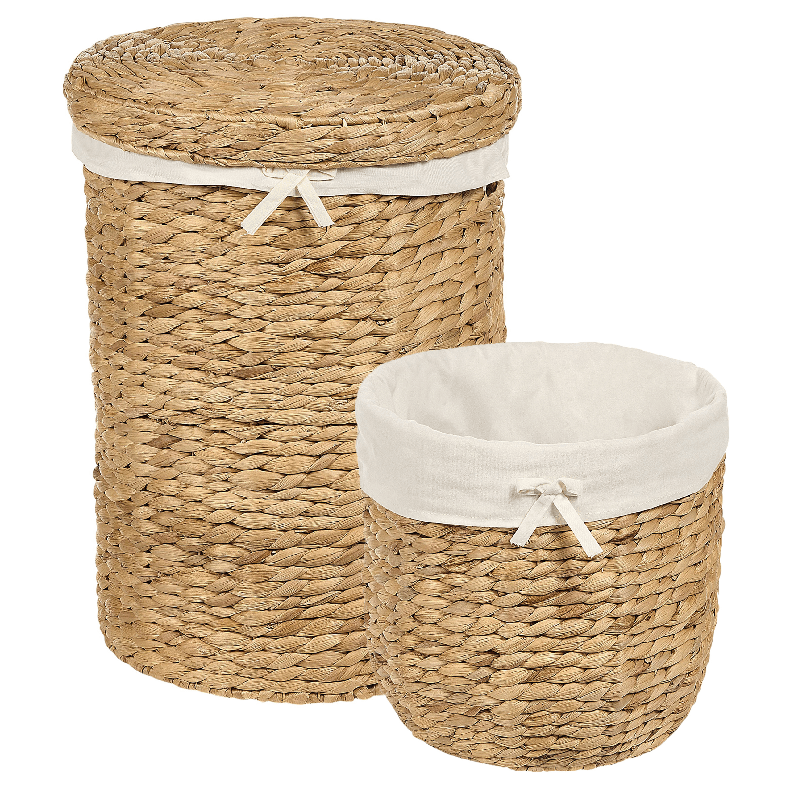 Korisetti 2 kpl DANANG punos Luonnonväri 31/61 L – Beliani