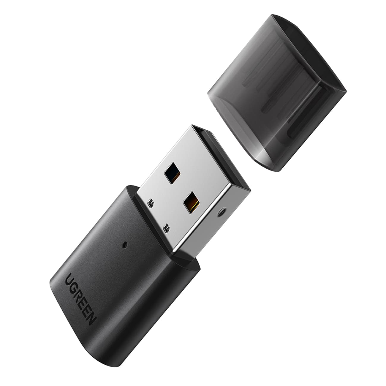 Bluetooth 5.0 USB-A -lähetin-vastaanotinsovitin musta – UGREEN