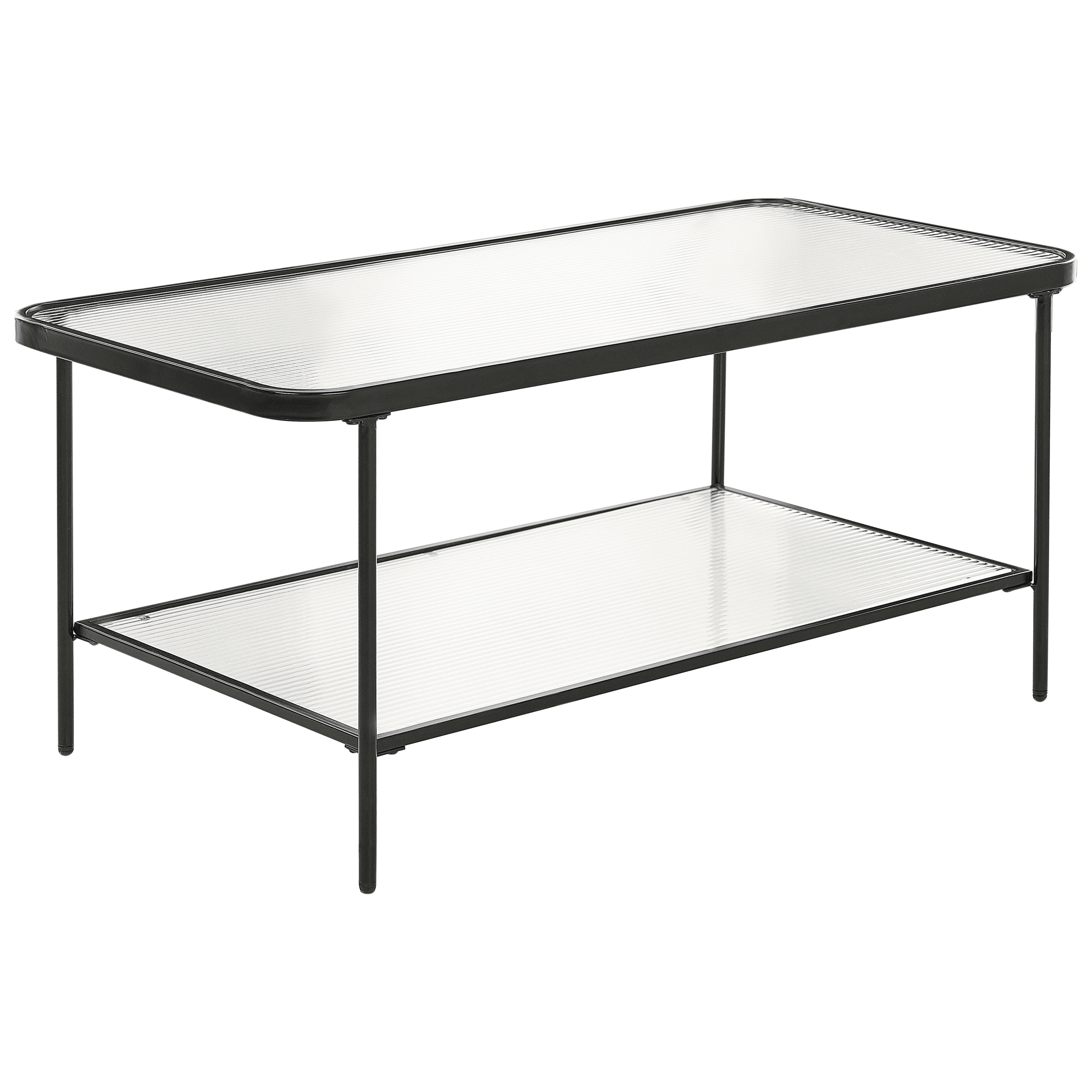 Sohvapöytä BLAIR karkaistu lasi Musta