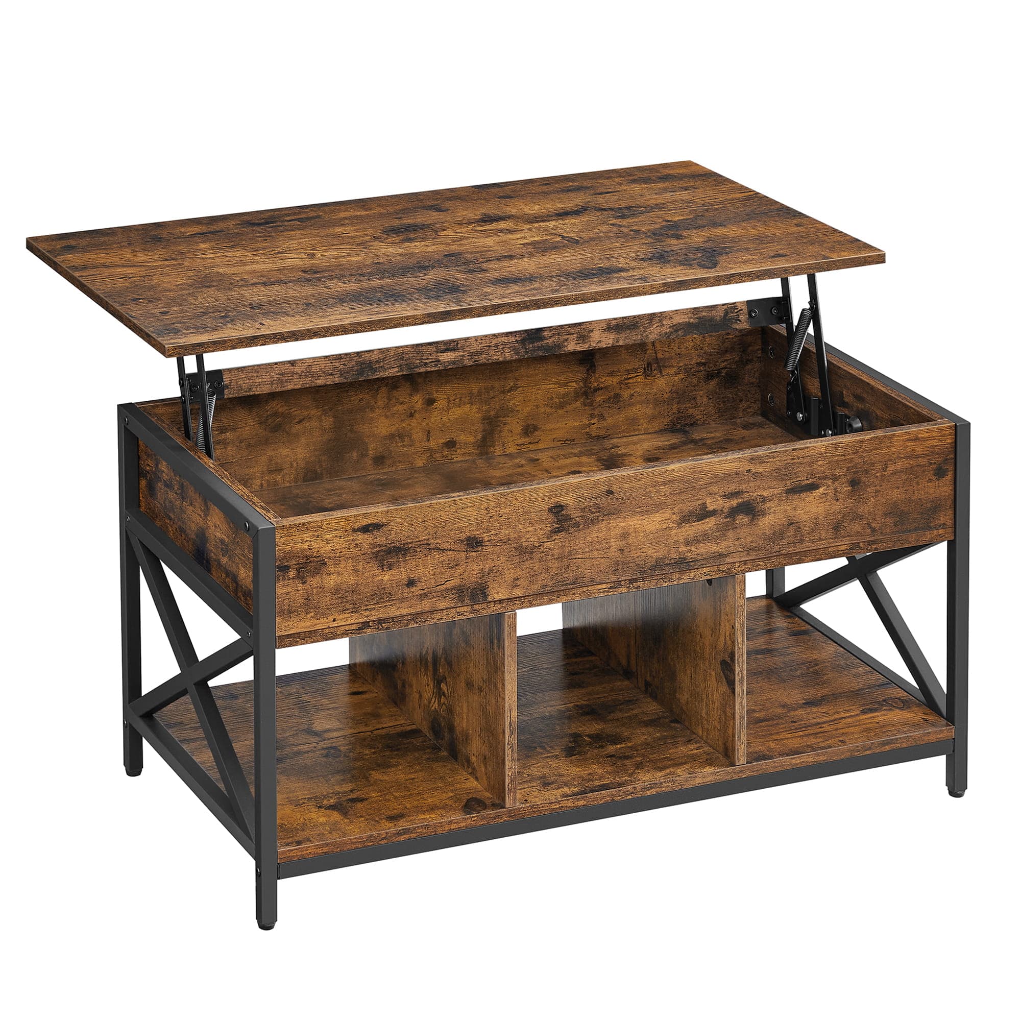 Sohvapöytä LCT202B01V1, nostettava kansi 49, 62 cm