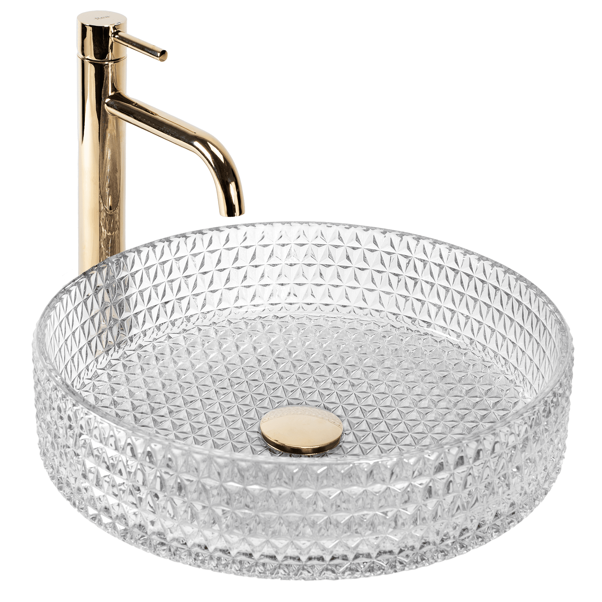 REA Malja-allas CRISTAL 39 läpinäkyvä, 39X39X11, 5CM