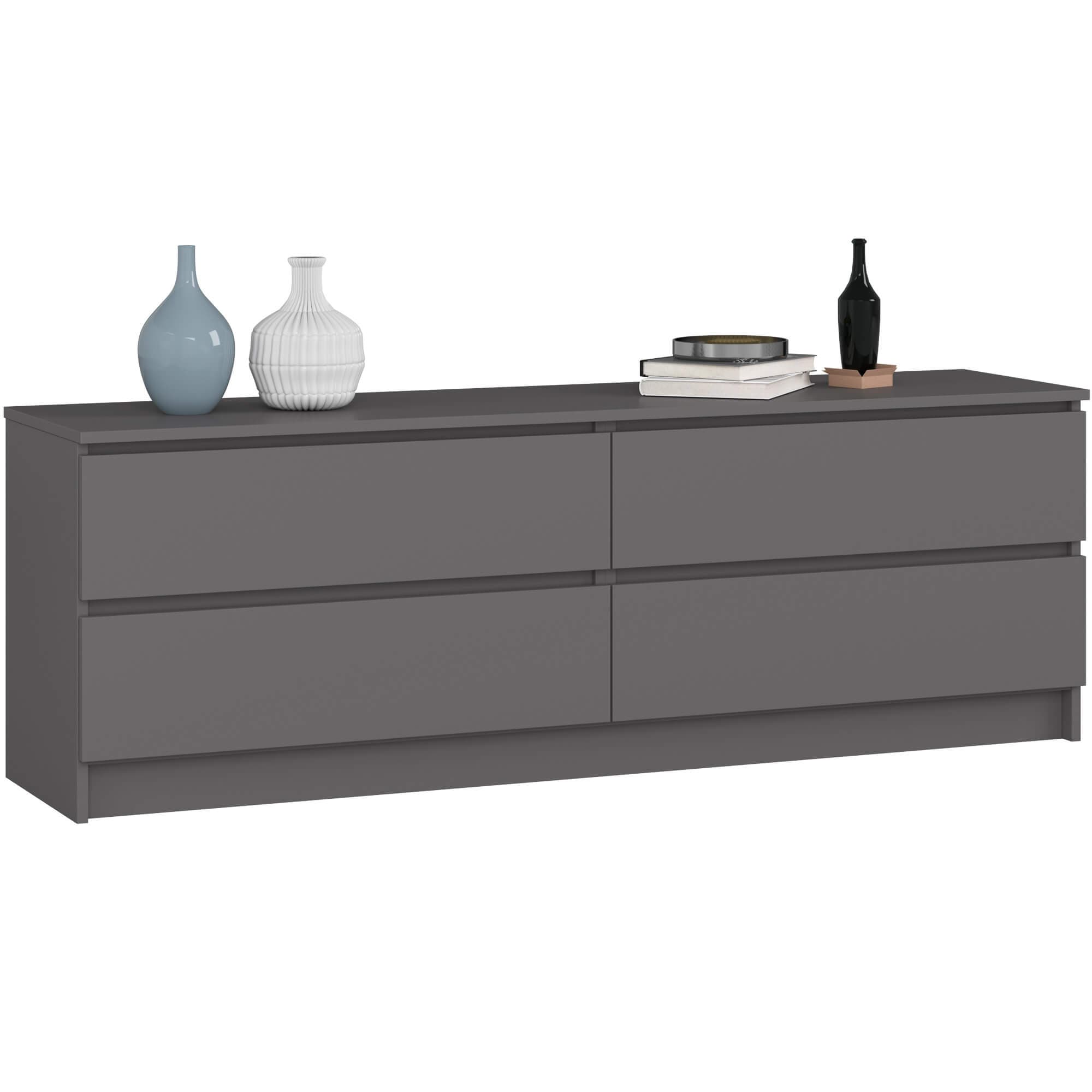 Akord Lipasto 4 Laatikoa Grafiitti 160x40x55 – Akord