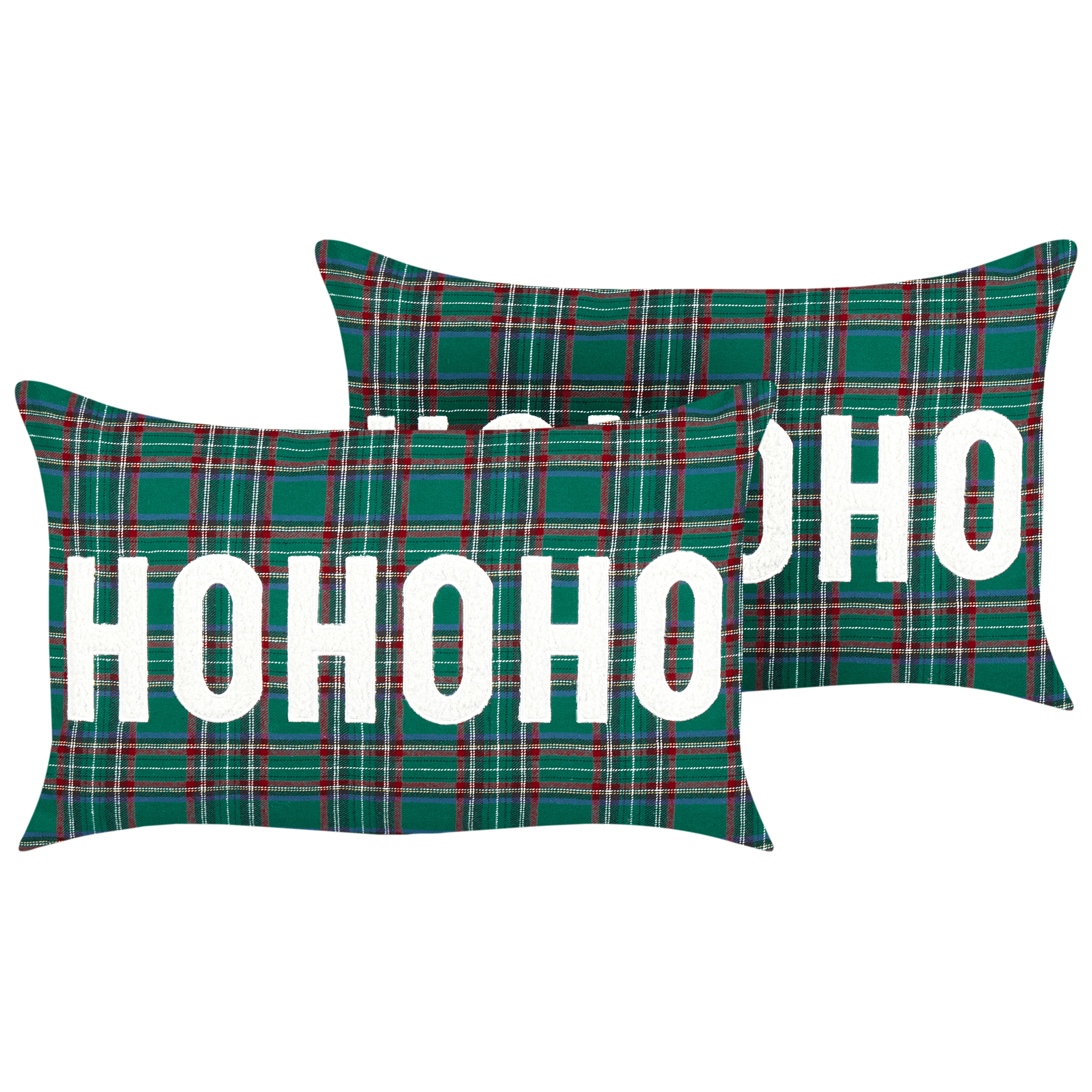 Koristetyynysetti 2 kpl JOYCANDY 30 x 50 cm Vihreä Joulukuvio