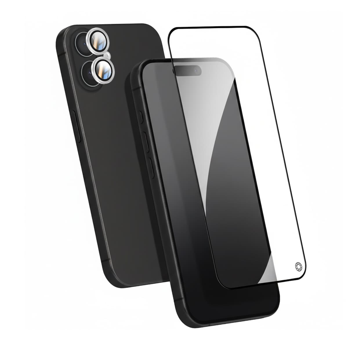 Näytön ja kameran suojapaketti iPhone 16:lle, iskunkestävä orgaaninen lasi – Force Glass