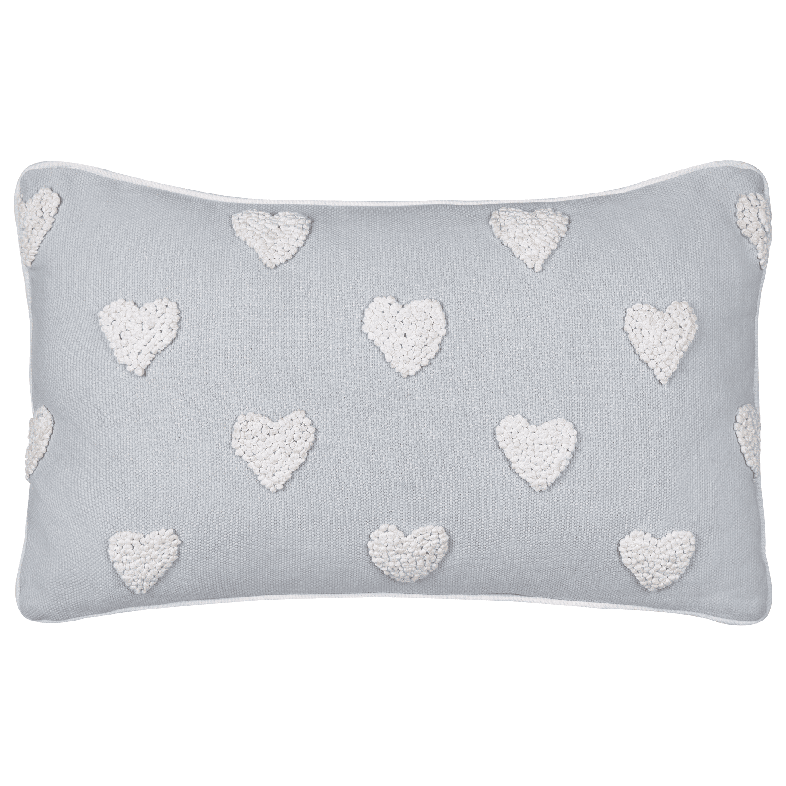 Koristetyyny GAZANIA puuvilla 30 x 50 cm Vaaleanharmaa