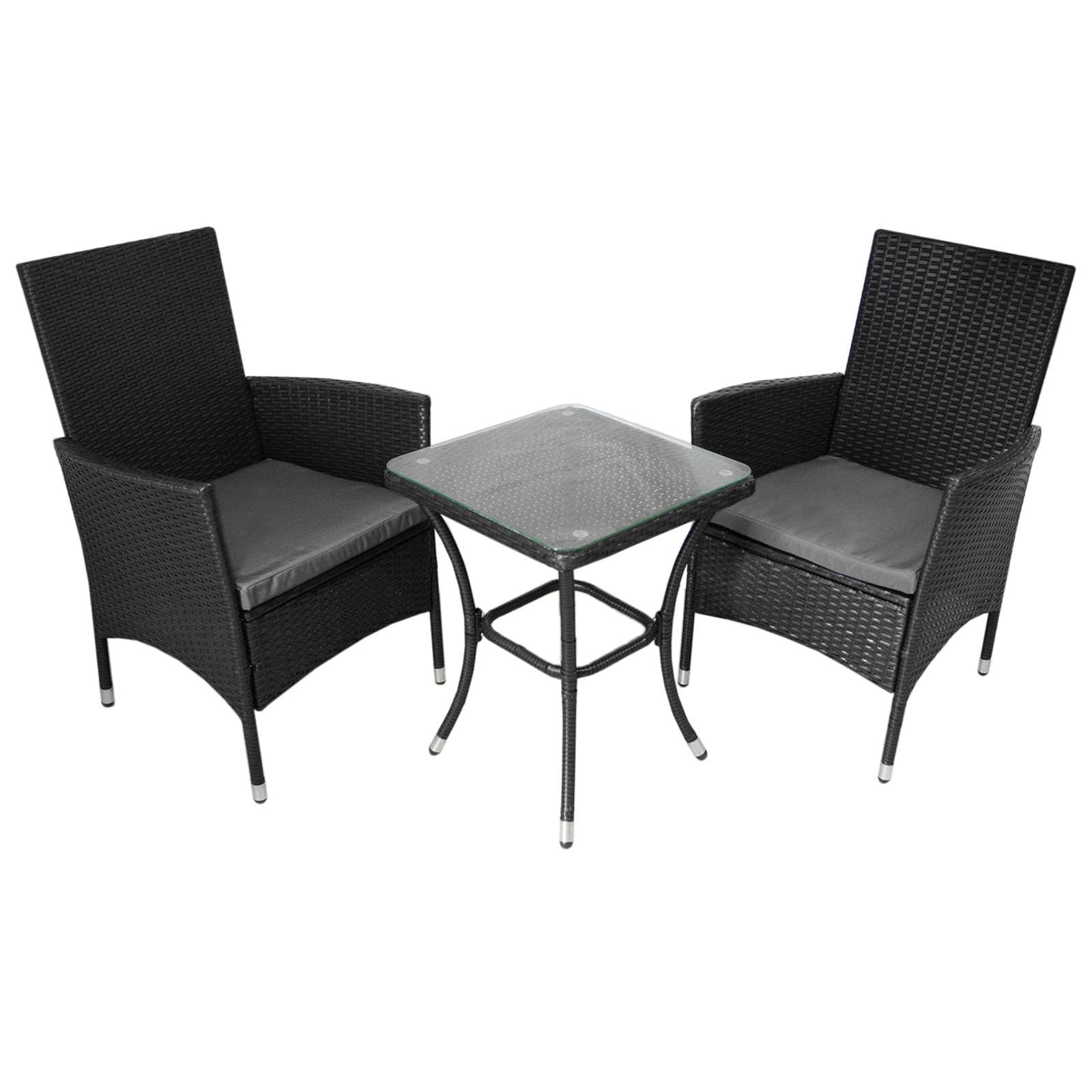 Jardí Rattan Bistrosetti Musta