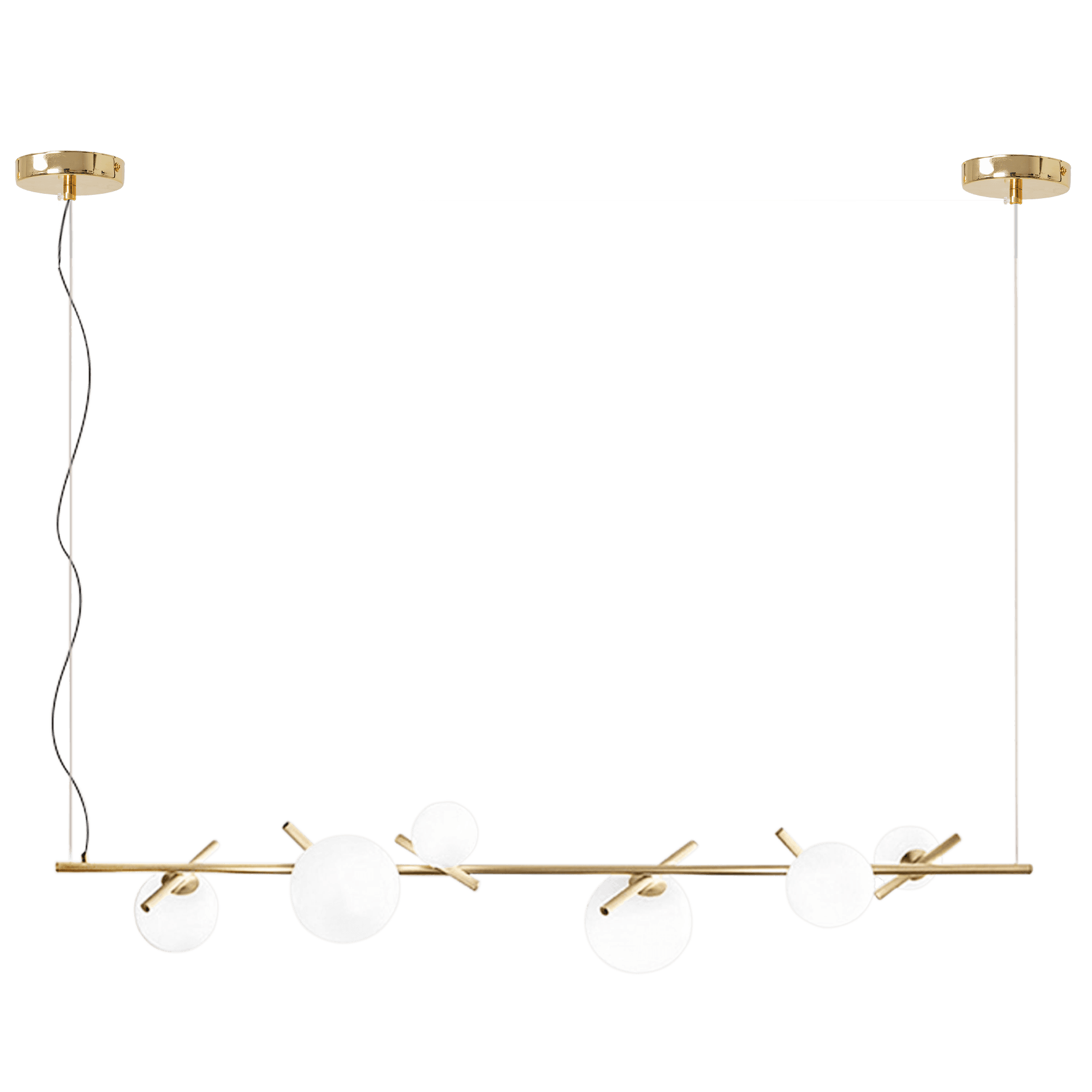 TOOLIGHT riippuva kattovalaisin APP1664-6CP kulta, 145x145x90cm