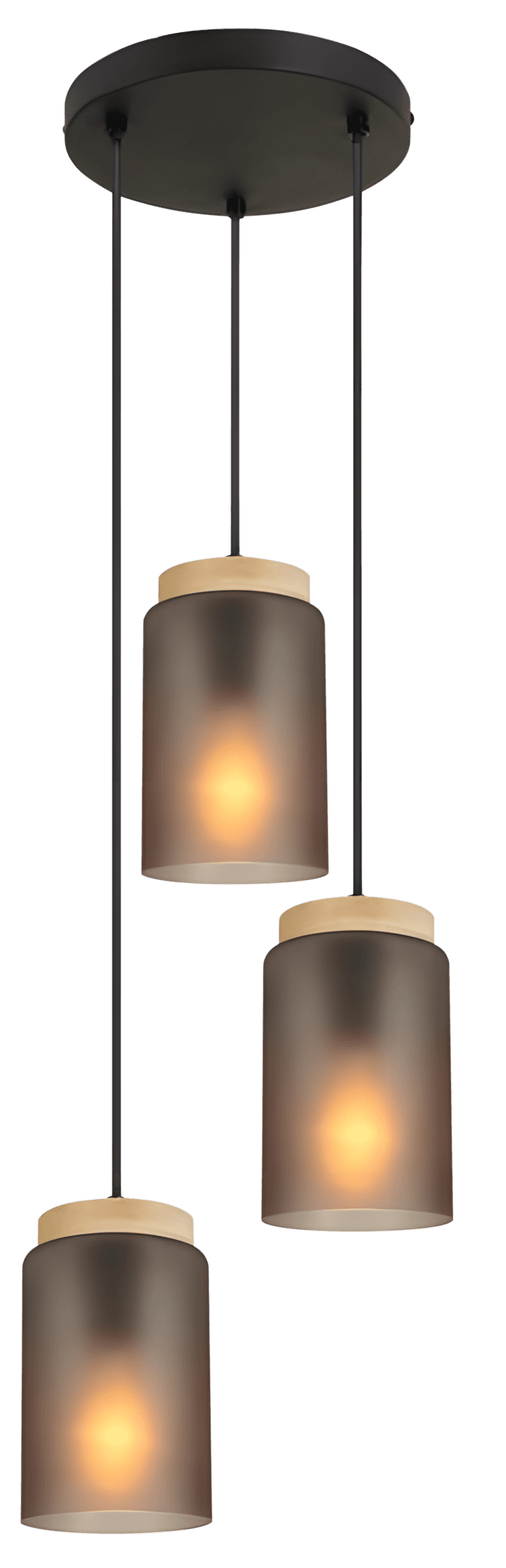 TOOLIGHT riippuva kattovalaisin APP1811-3CPR harmaa, 16,5x11,5x16,5cm