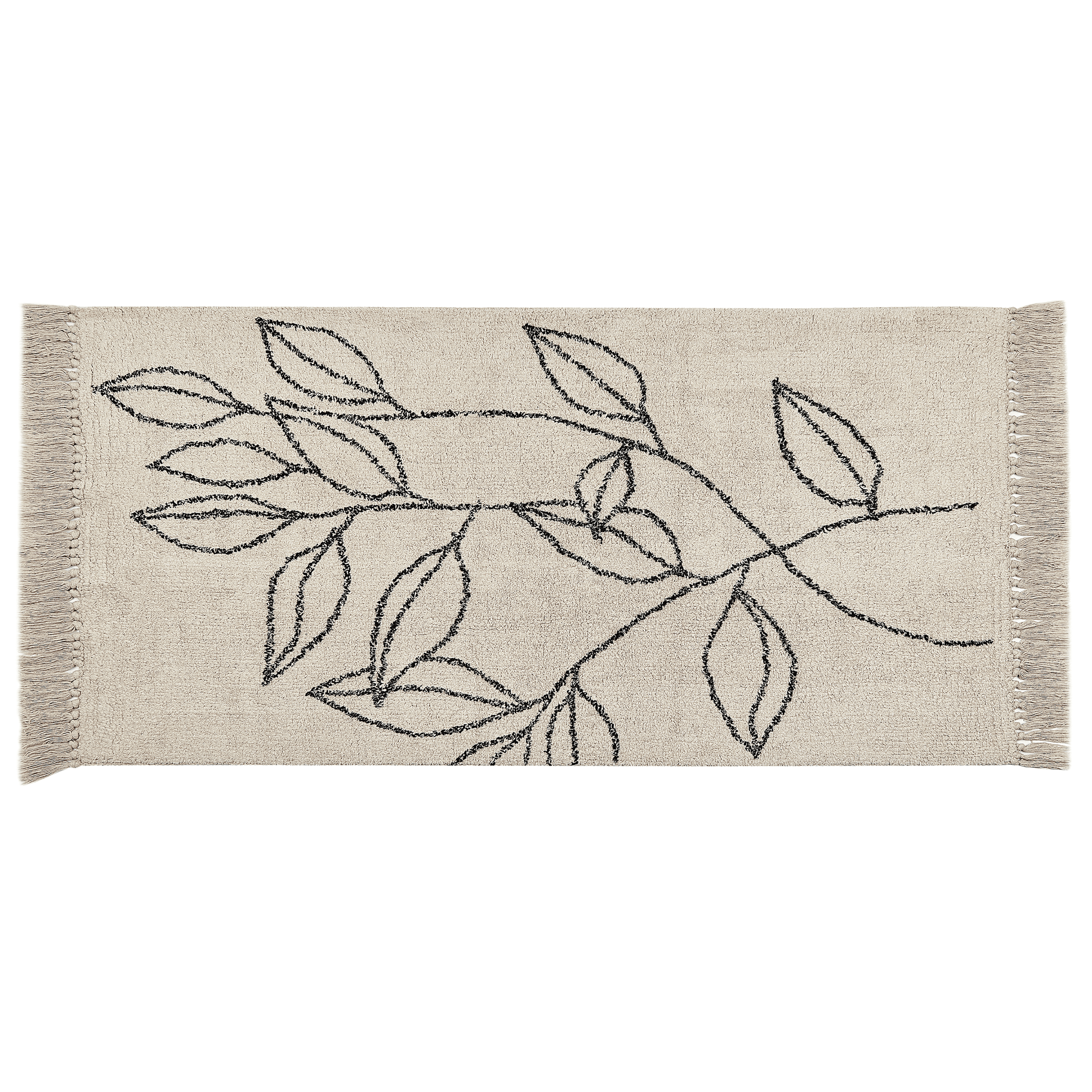 Matto SAZLI Beige 80 x 150 cm puuvilla