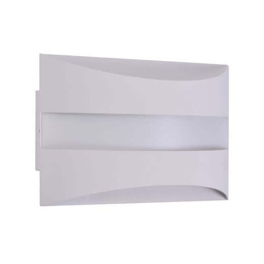 NETTLIFE Valkoinen sisäseinävalaisin LED-valaistuksella - Moderni design, lämpimän valkoinen 3000 K, 5 W ylös-/alaspäin suuntautuvalla valaistuksella