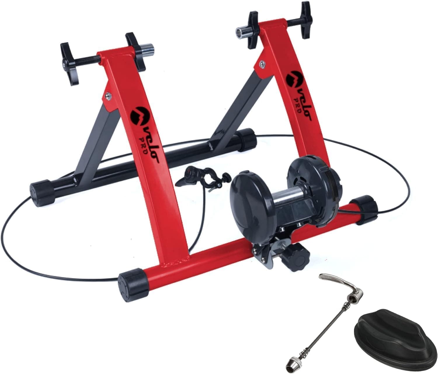 Turbo Trainer säädettävä vastus magneettinen sisäpyörä maantiepyörä maastopyörät punainen – Monstershop