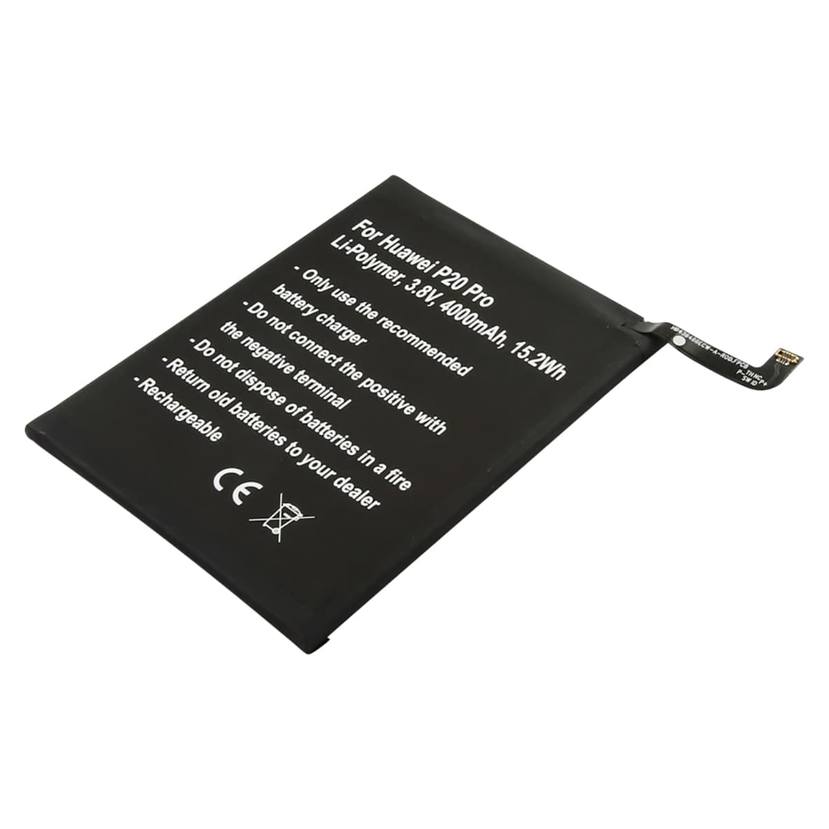 Akku Huawei P20 Pro -malliin Li-polymeeri 3.8V 4000mAh 15.2Wh – Avizar