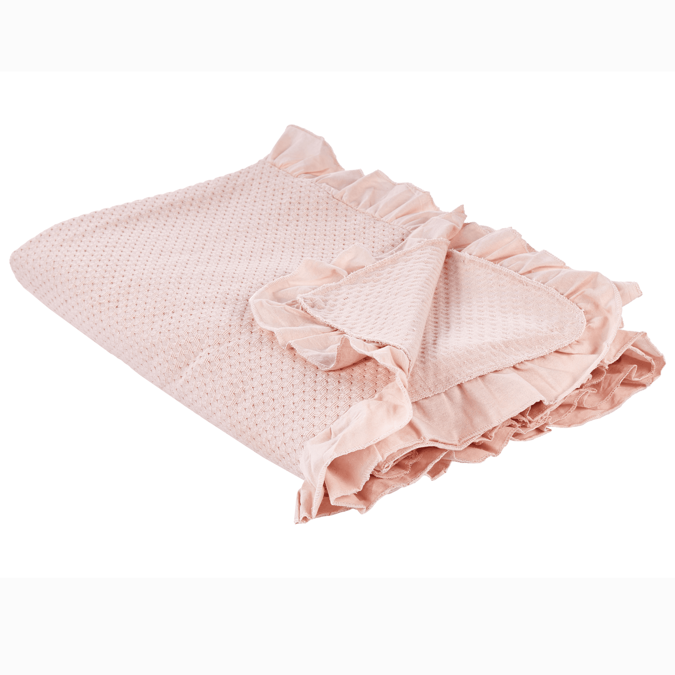 Päiväpeitto HATTON puuvilla 220 x 240 cm Pastellipinkki
