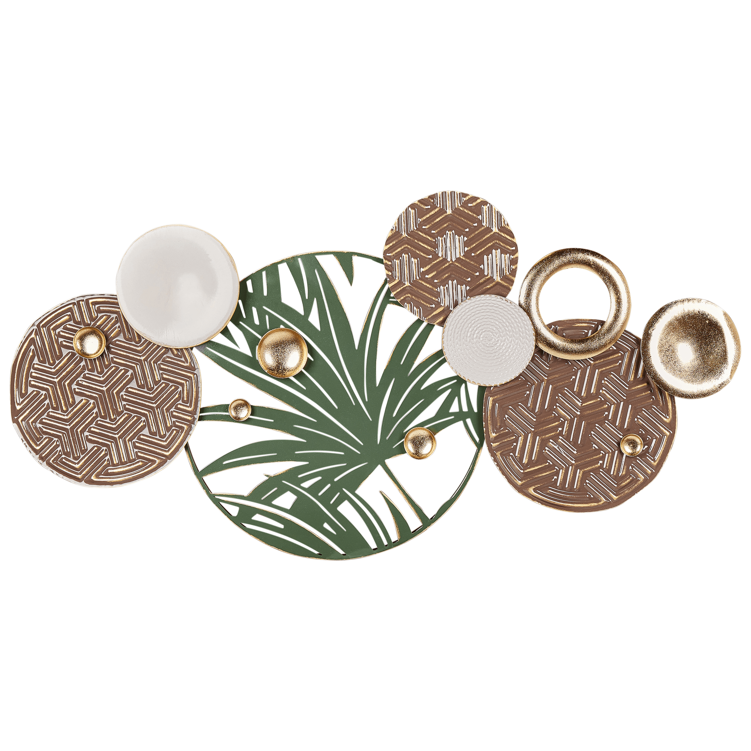 Seinäkoriste Lehti KRYPTON metalli 58 cm Monivärinen