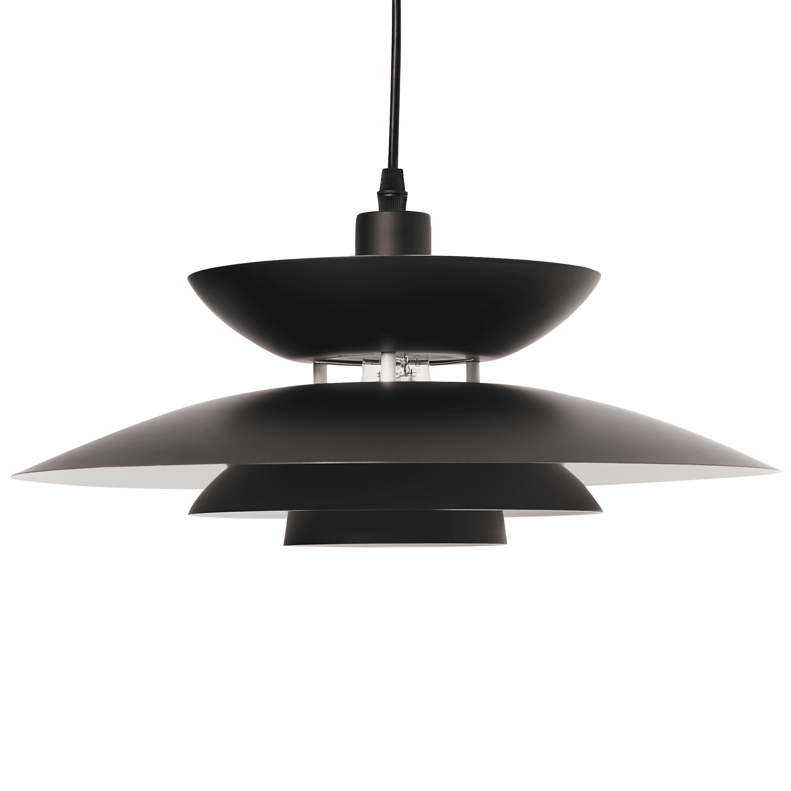 Riippuvalaisin JURGA metalli Musta – Beliani