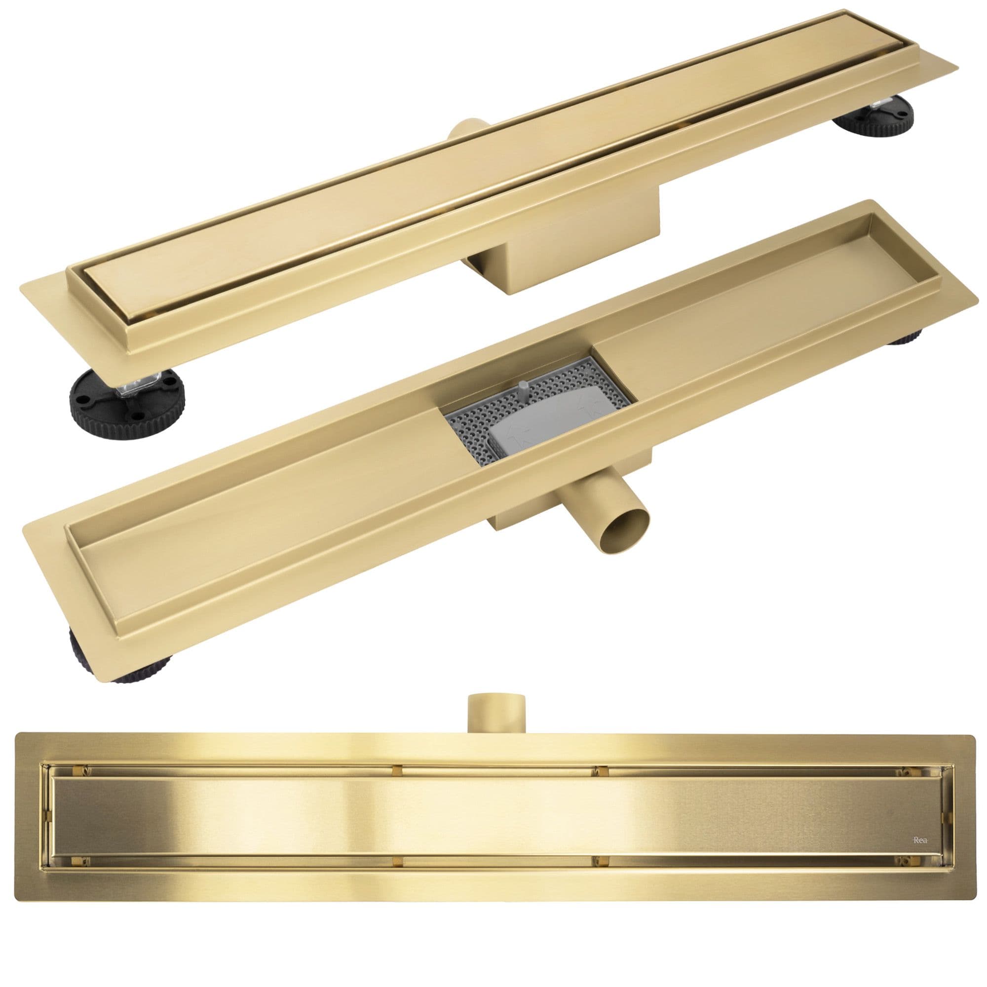 REA Linjalattiakaivo NEOX 50 harjattu kulta, 50X11X5CM – Rea