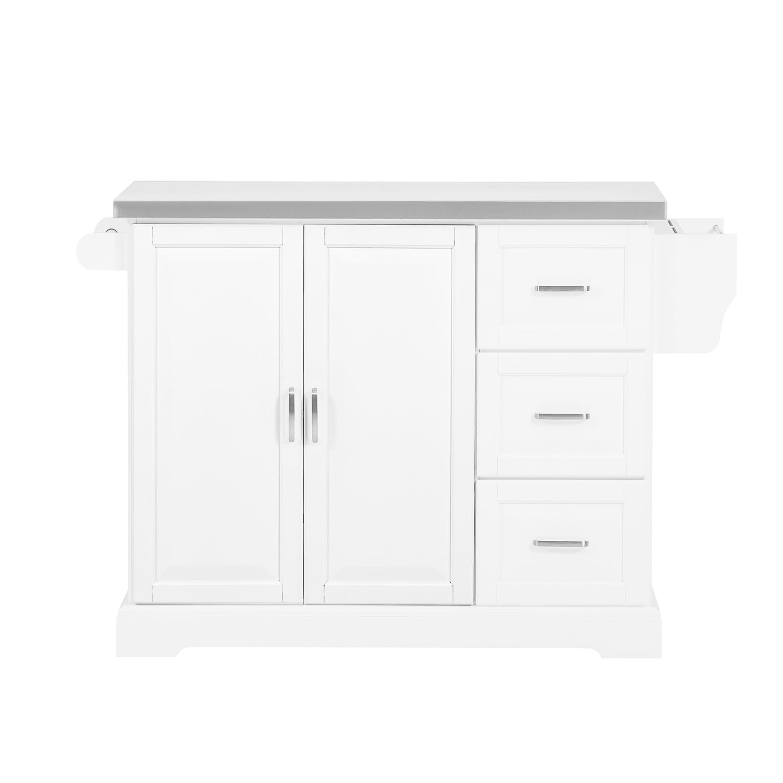 SoBuy Keittiötaso FKW41-ST pyörillä, laajennettava, ekologinen – SoBuy