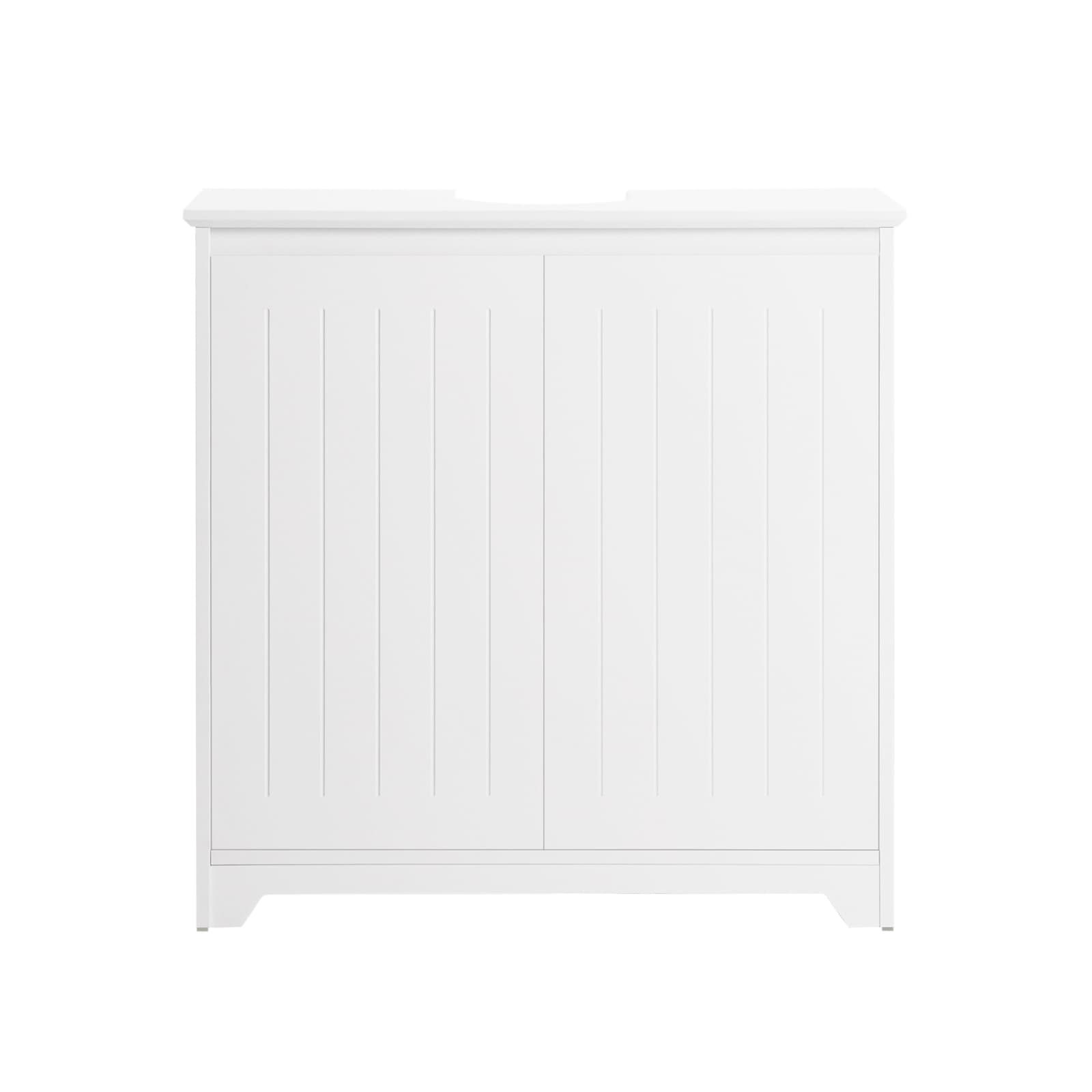 SoBuy Allaskaappi 2-ovinen valkoinen 60x30x60cm BZR108-W – SoBuy