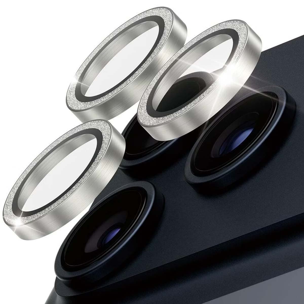 Kameran Linssin Suojalasi iPhone 17 Pro ja 17 Pro Max Glitter