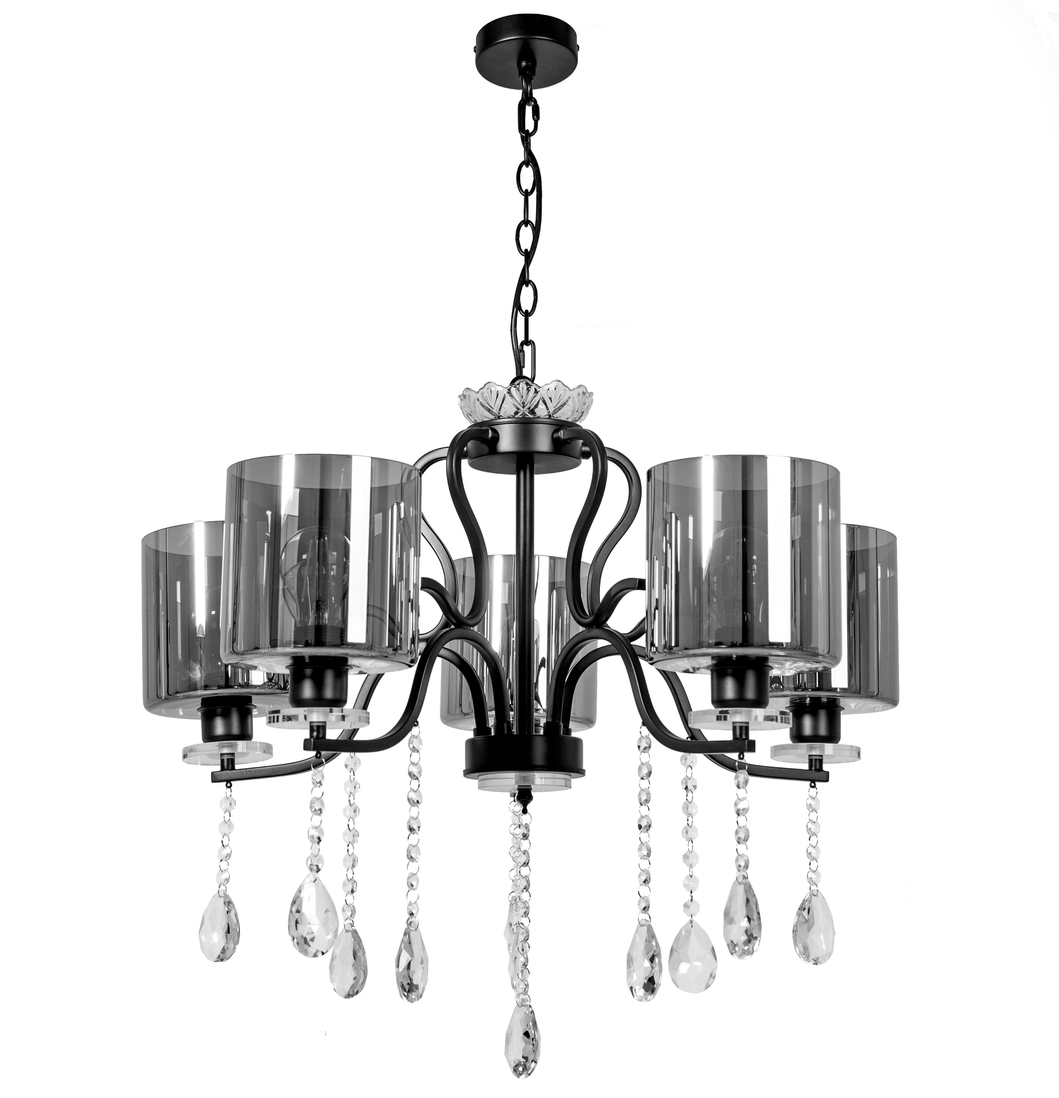 TOOLIGHT riippuva kattovalaisin APP958-5CP musta, 67x67x54cm – Toolight