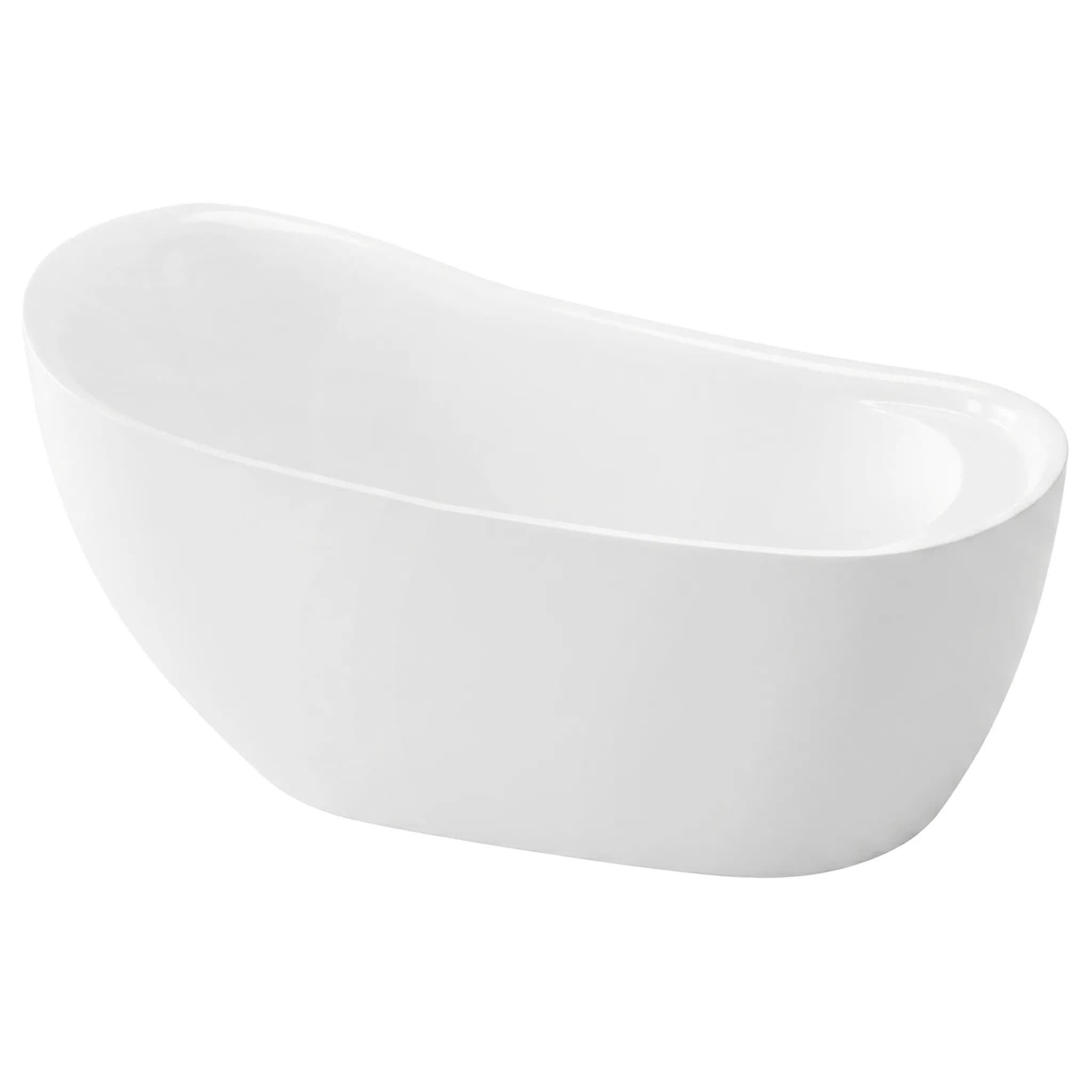 REA Vapaasti Seisova Kylpyamme Orte 170 Musta Kylpyammeen Tulppa Valkoinen, 171X78X79,5Cm – Rea