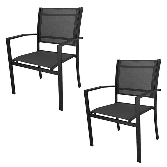 2 x PUUTARHATUOLI parveke parveketerassisetti teräs moderni – JUMI