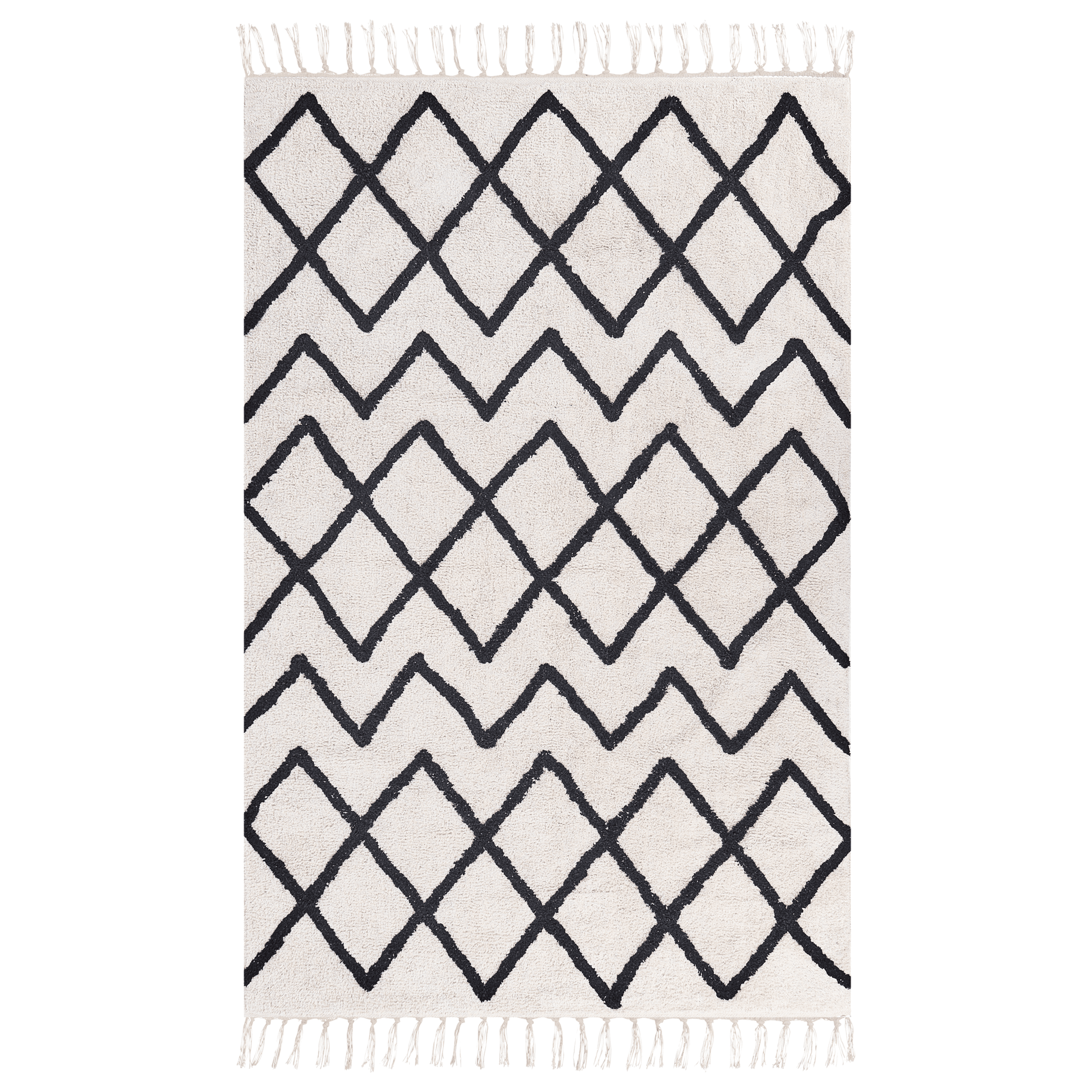 Matto ELDES Beige 160 x 230 cm puuvilla